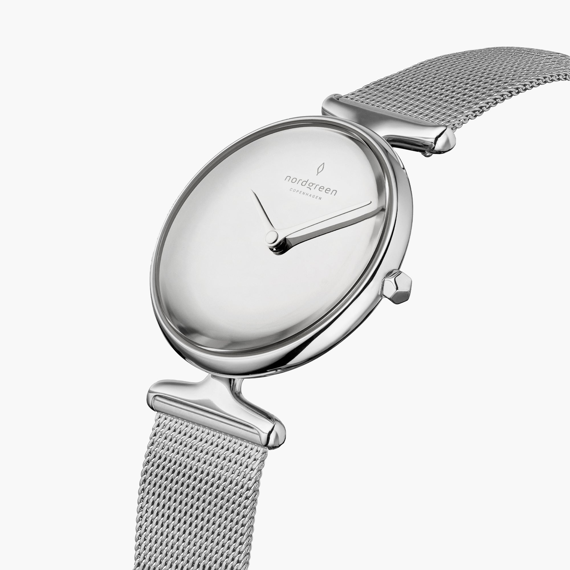  Unika - BUNDLE Polished Metal Dial Silver | Mesh / Grey Leather Straps