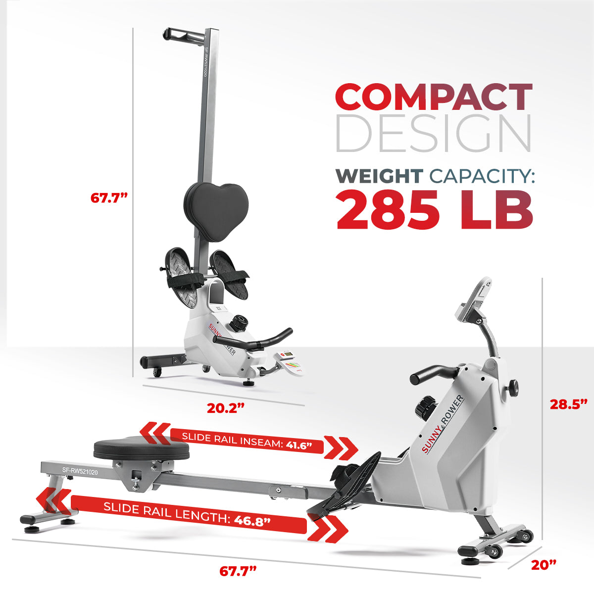  Smart Compact Magnetic Rowing Machine、mySite、ghnorth