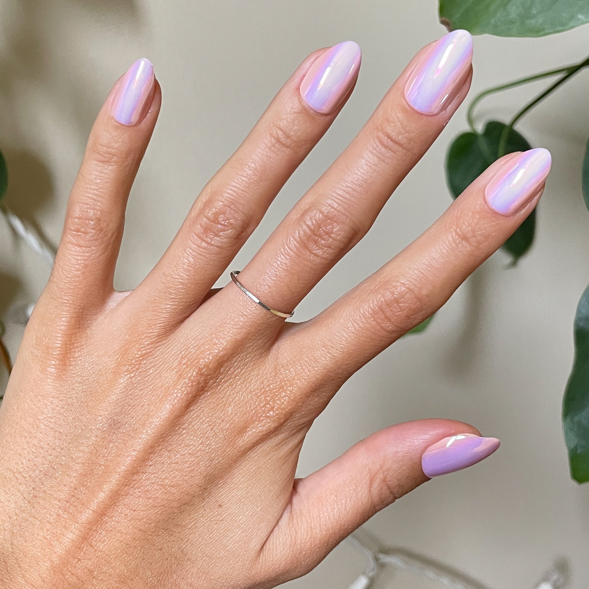 Rose Chrome - Press-On | Medium | Almond、mySite、solidvoid