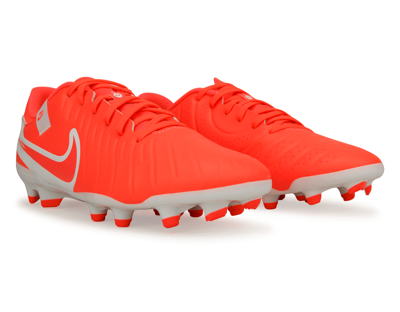 Nike Men's Tiempo Legend 10 Academy FG/MG Hot Lava/White、mySite、noshort