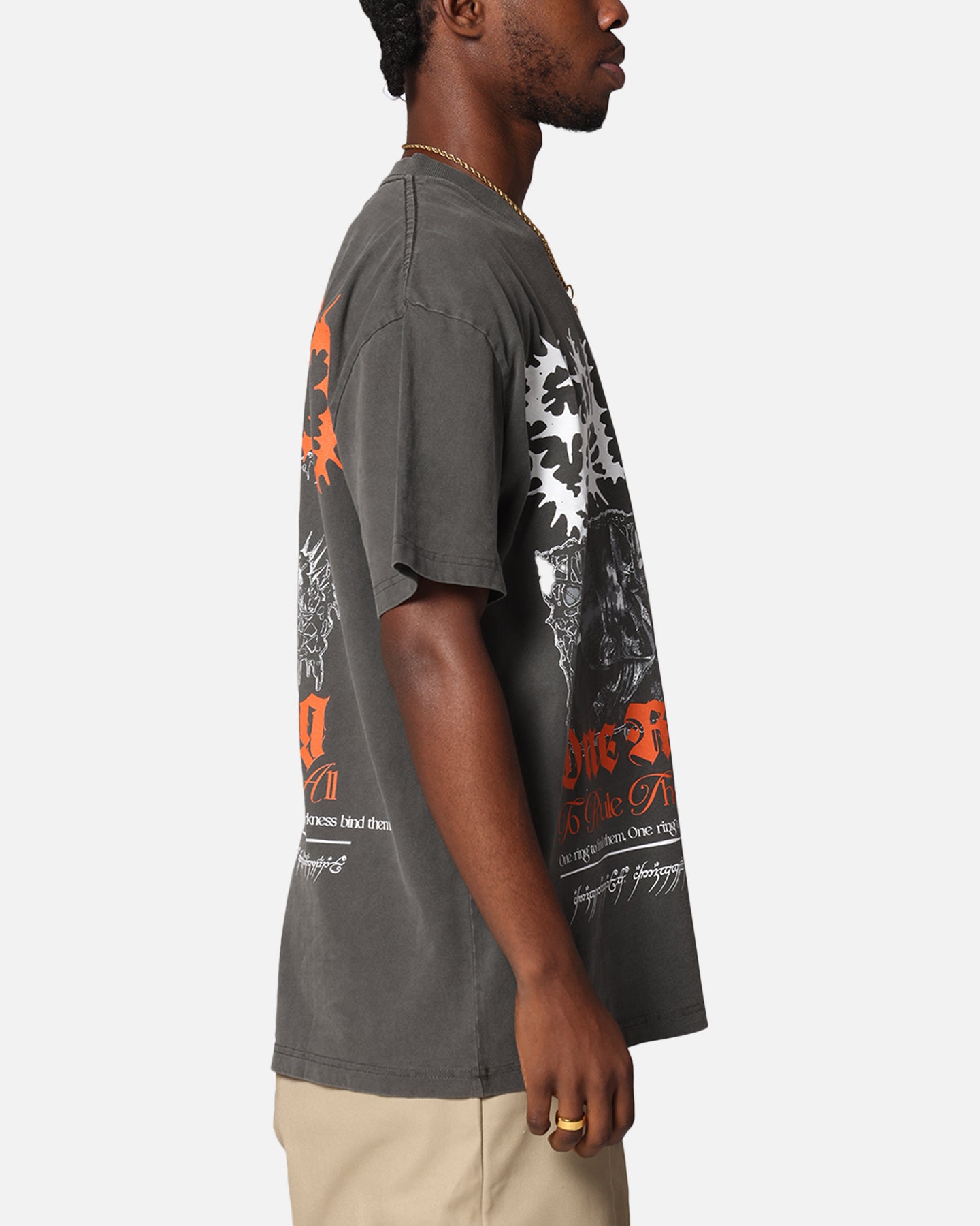 American Thrift X The Lord Of The Rings Sauron Heavy T-Shirt Black Wash、mySite、zt4zffjzw