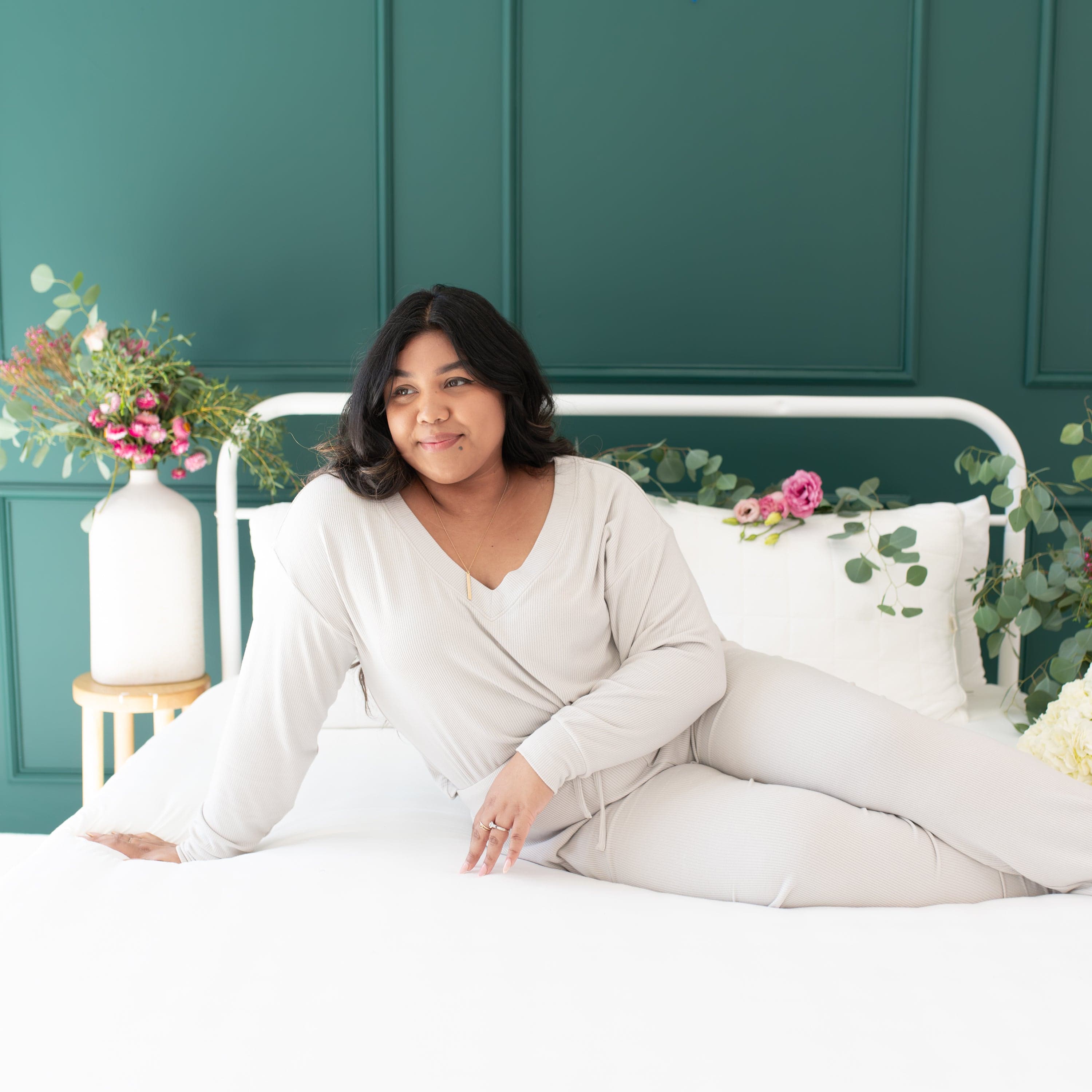  Women's Ribbed Jogger Pant in Oat、mySite、layawaytickets