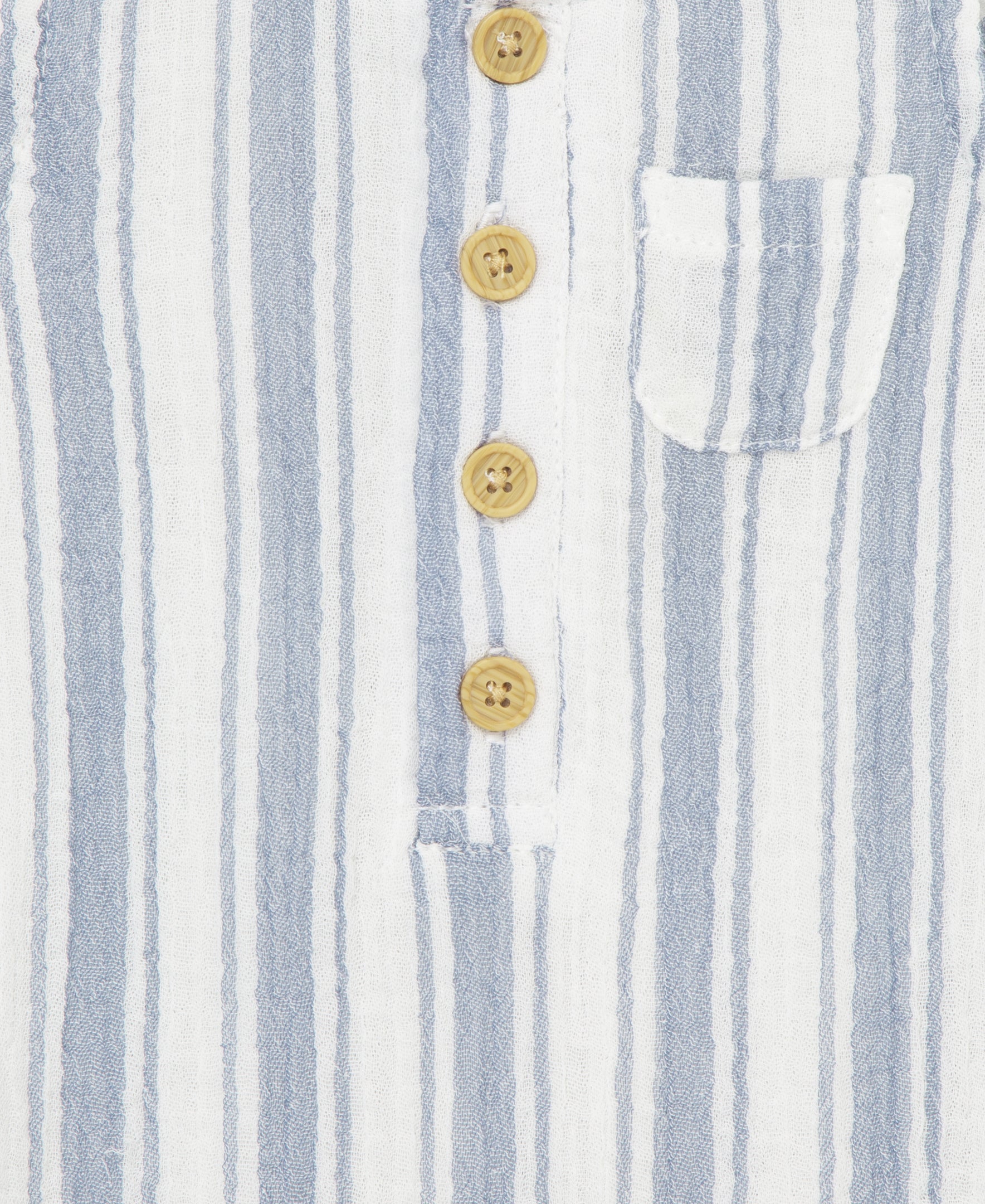  Striped Gauze Romper & Hat Set、mySite、layawaytickets