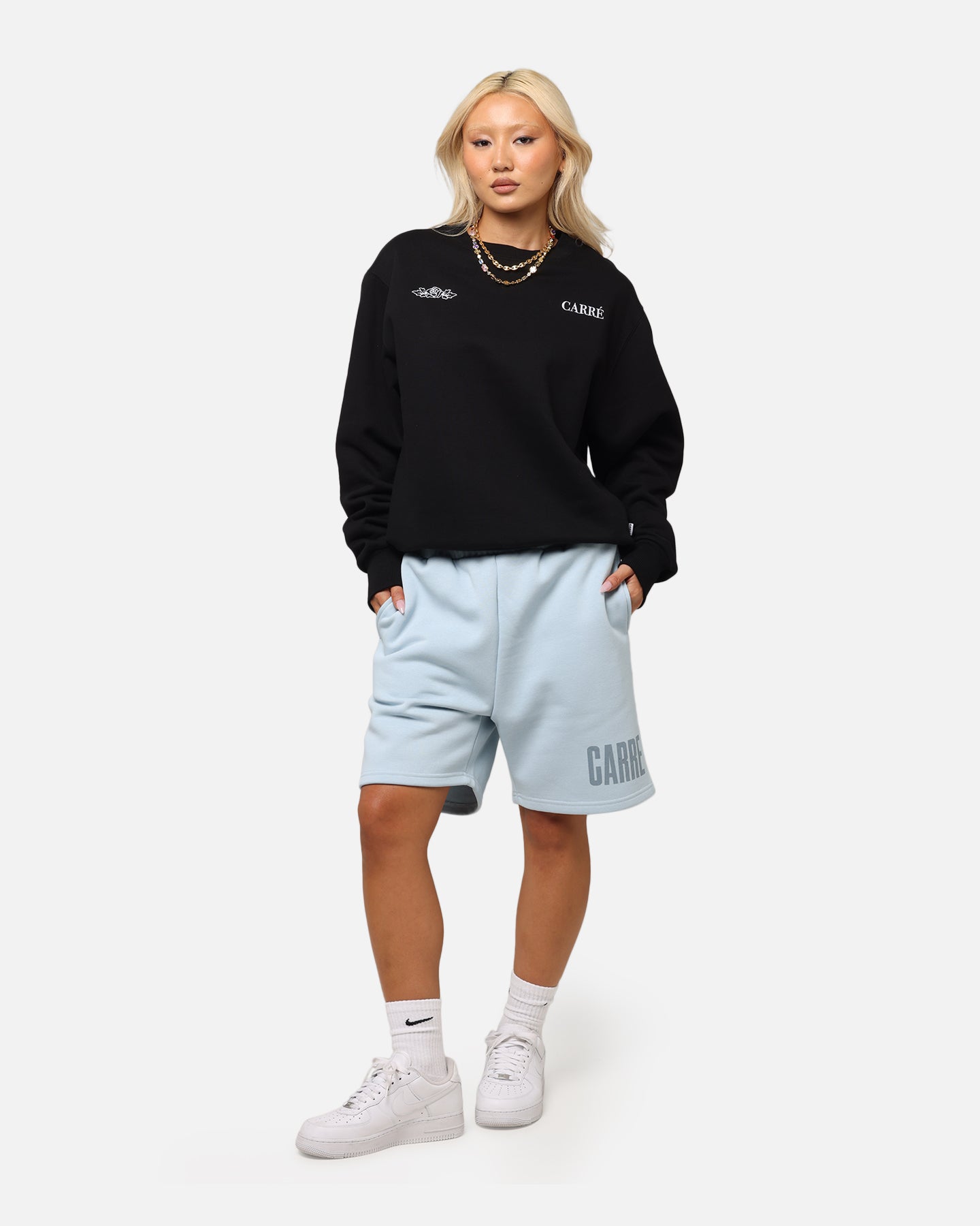 Carre Bloom Crewneck Black、mySite、zt4zffjzw