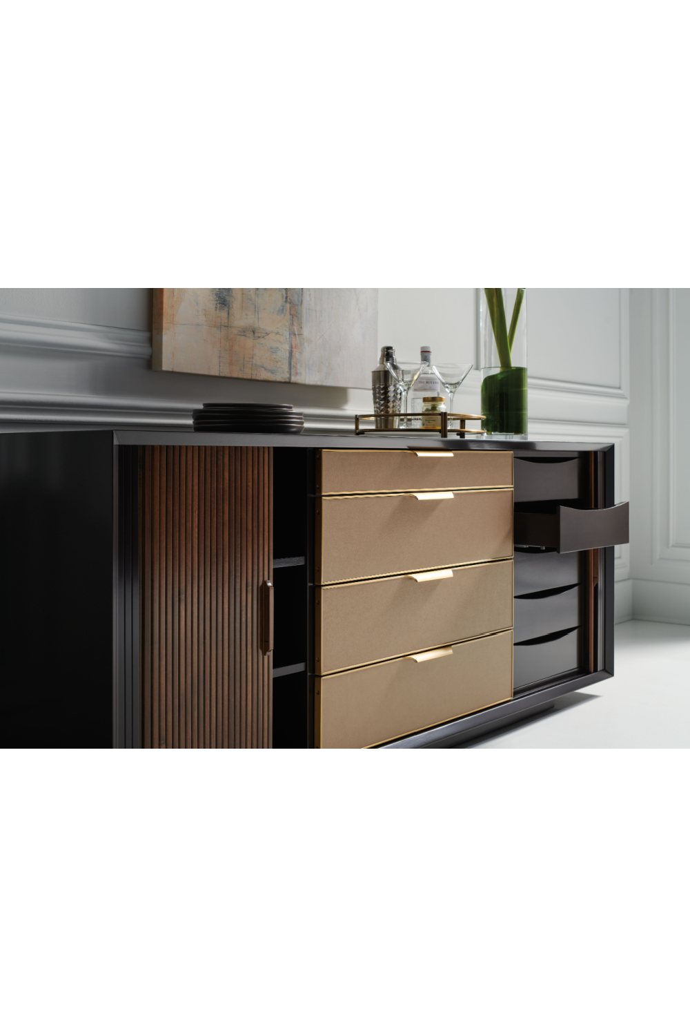 Mid-Century Modern Console | Caracole Around The Corner、mySite、neckold