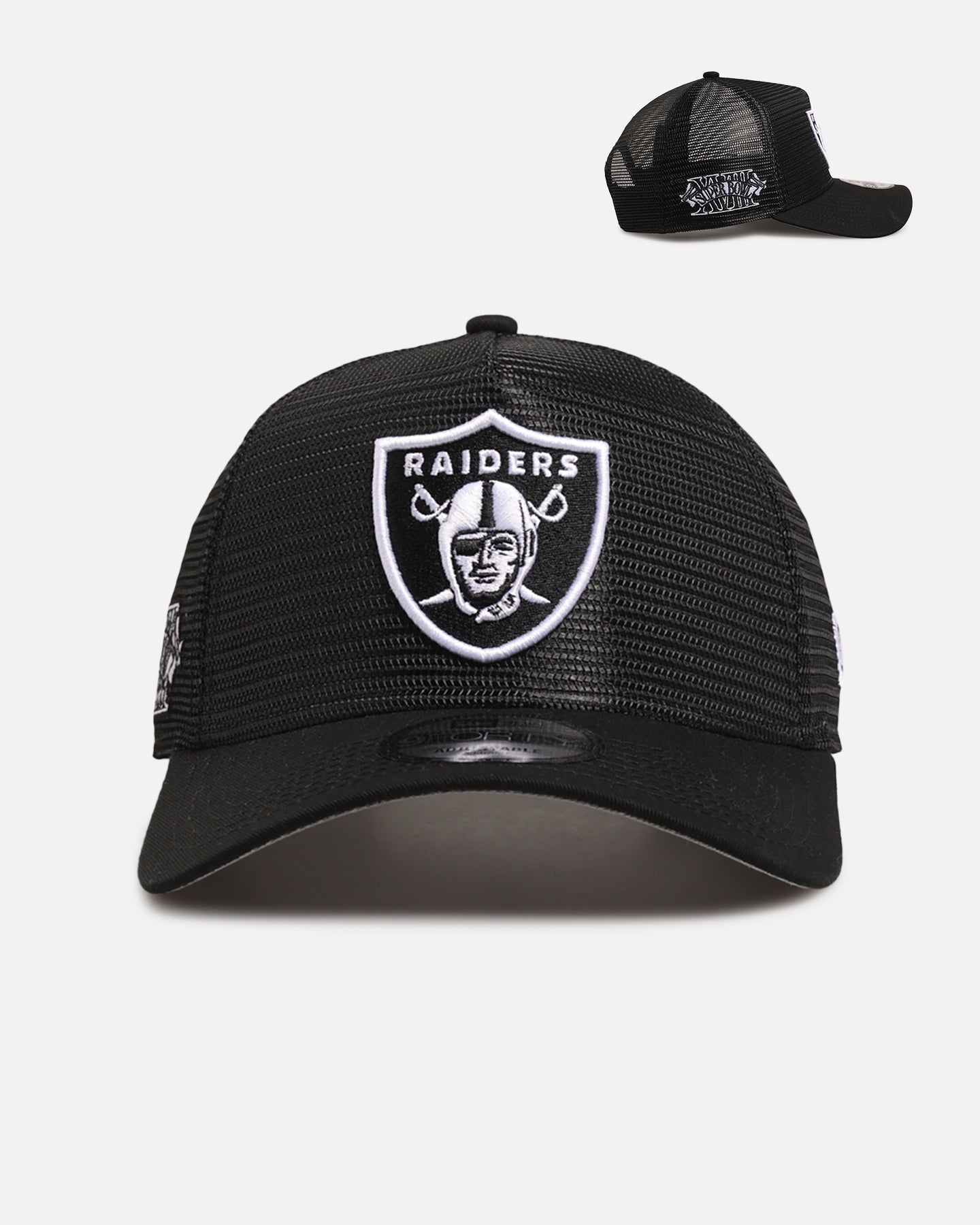 New Era Las Vegas Raiders 'Polychromatic Mesh' 9FORTY A-Frame Snapback Black/White、mySite、zt4zffjzw