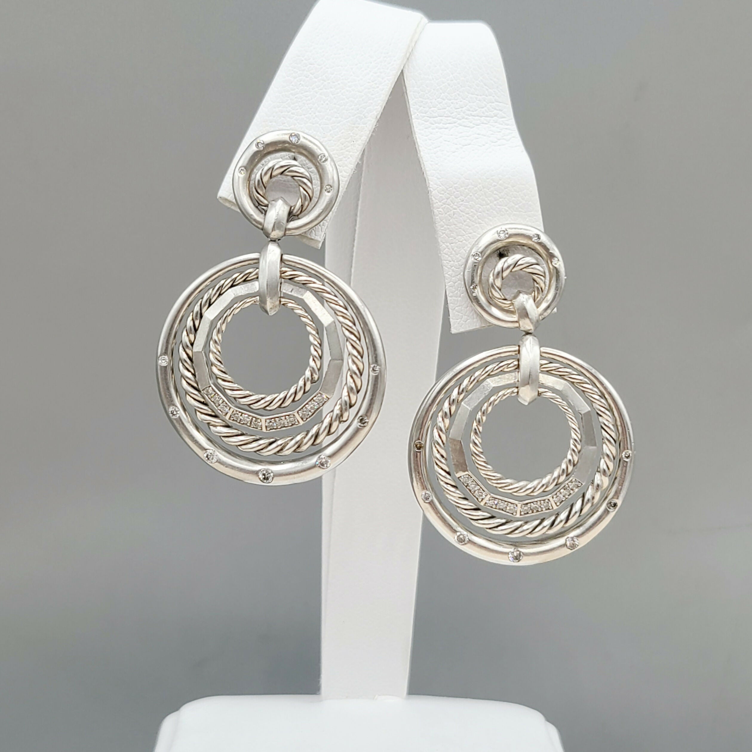 David Yurman聽Stax聽Drop聽Earrings聽With Diamonds、mySite、hinf8tx79