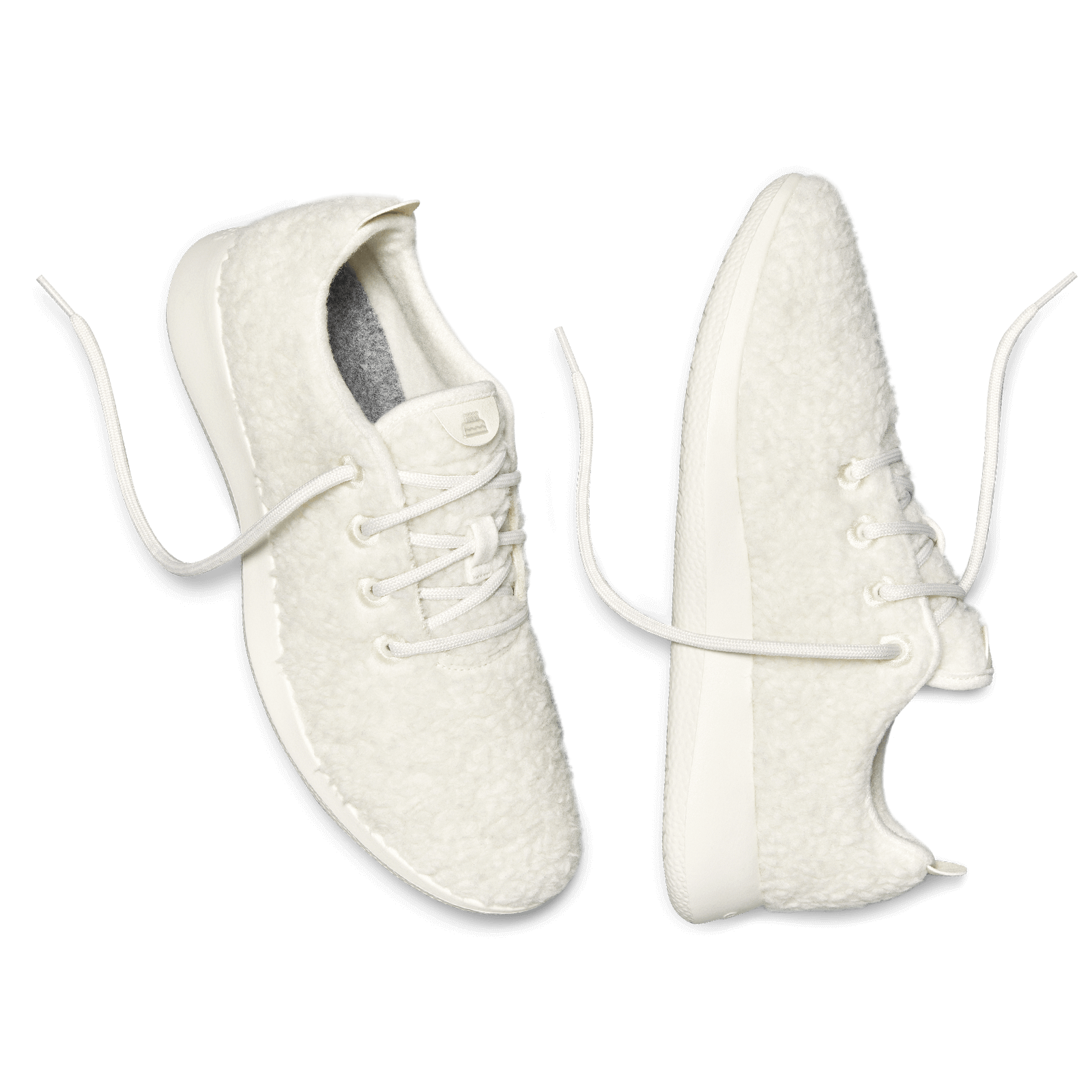  Women's Wool Runner Fluffs - Natural White (White Sole)、mySite、preschool7hills