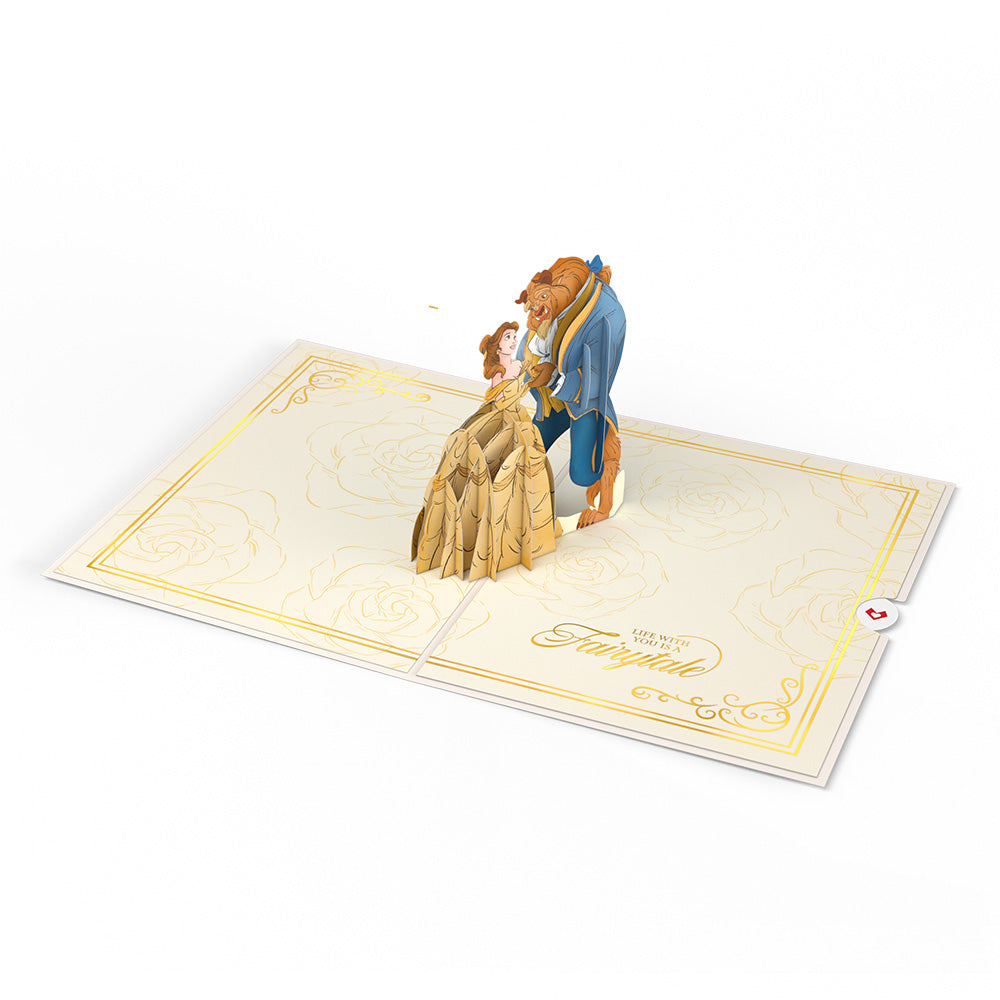 Disney's Beauty and The Beast Enchanted Love Pop-Up Card、mySite、solidvoid