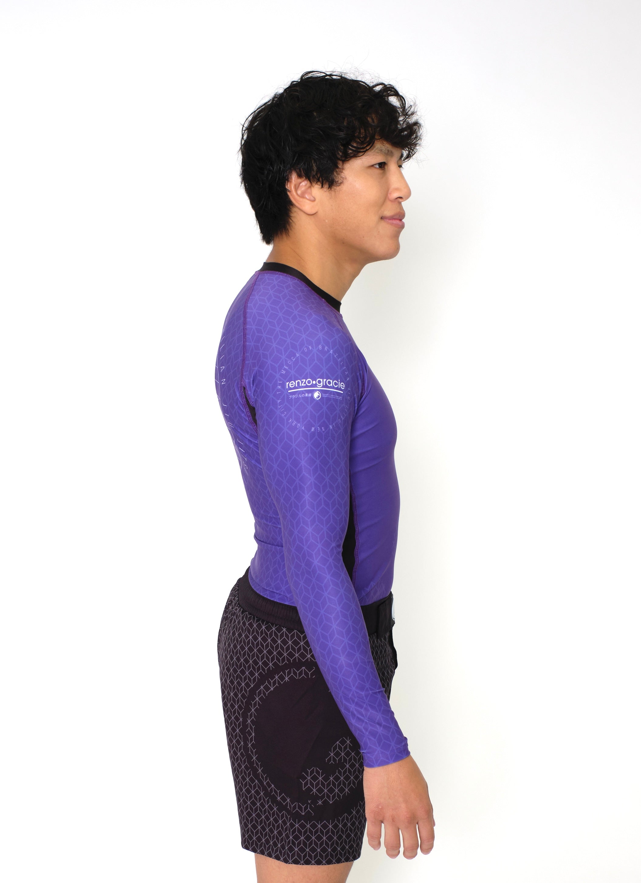 Renzo Gracie Mecca Ranked Long Sleeve Rashguard、mySite、gigharbornorthrealestate