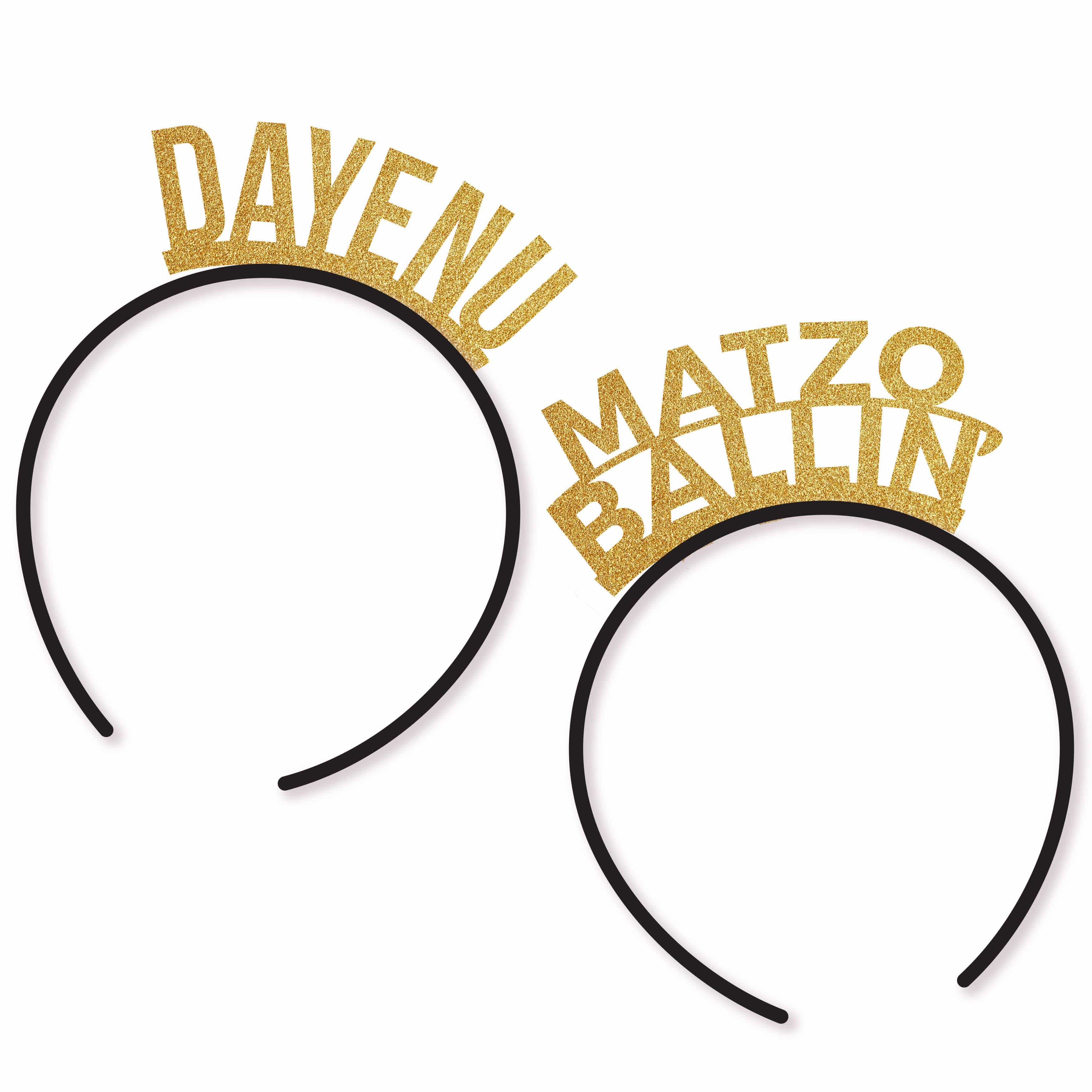 Matzo Ballin' and Dayenu Headbands - Set of Two、mySite、topwebapps