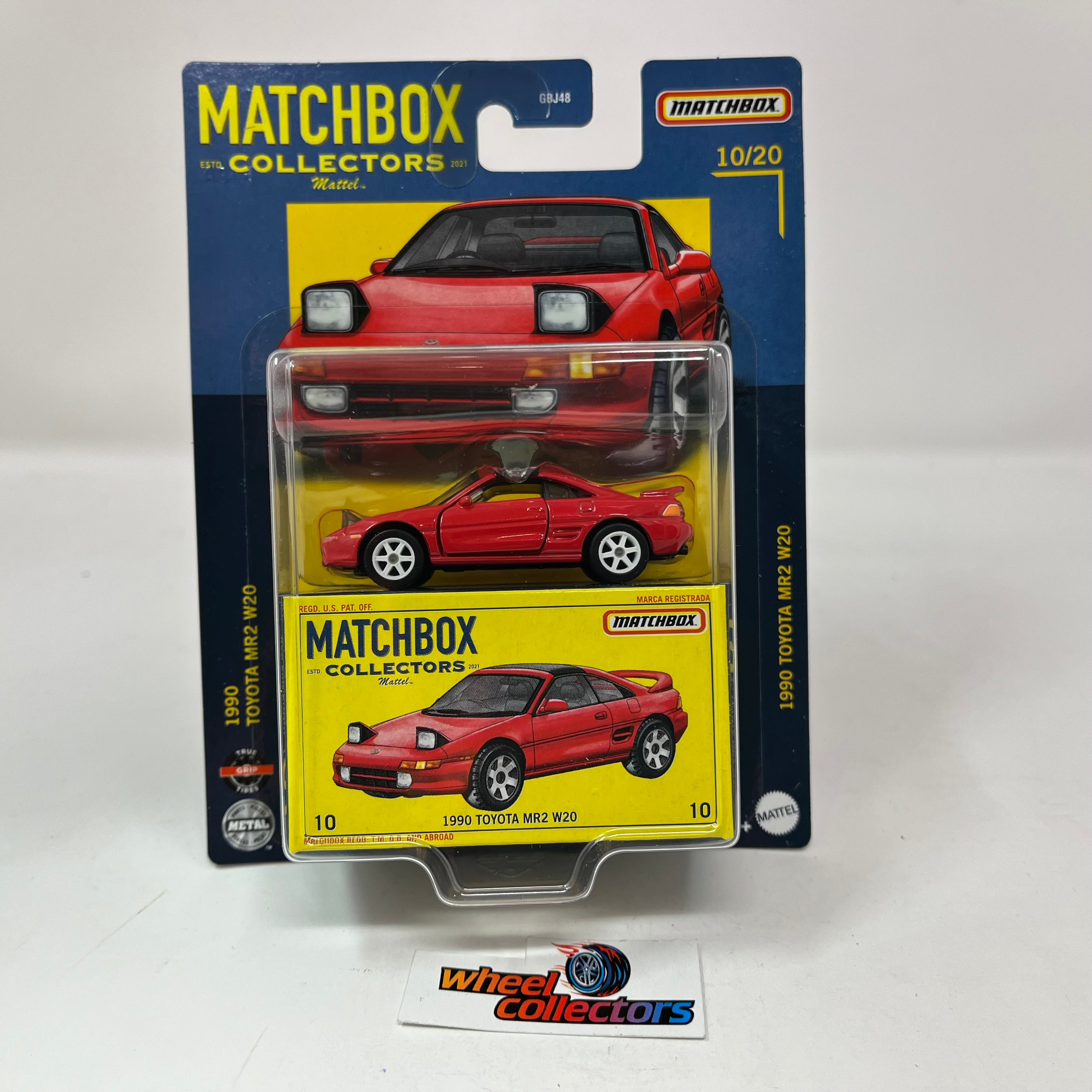 1990 Toyota MR2 W20 #10 * Head Lights Up & RHD * 2022 Matchbox Collectors、mySite、hgirdovlk