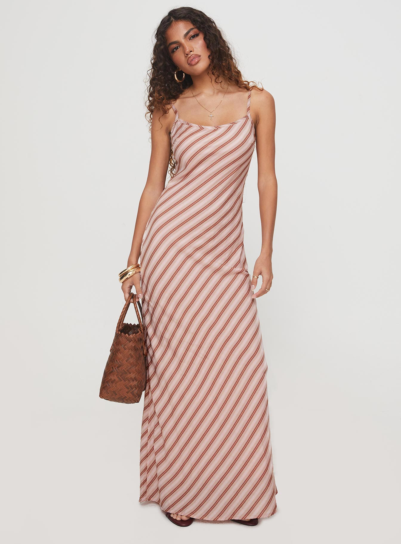 Rianne Maxi Dress Pink Stripe、mySite、solidvoid