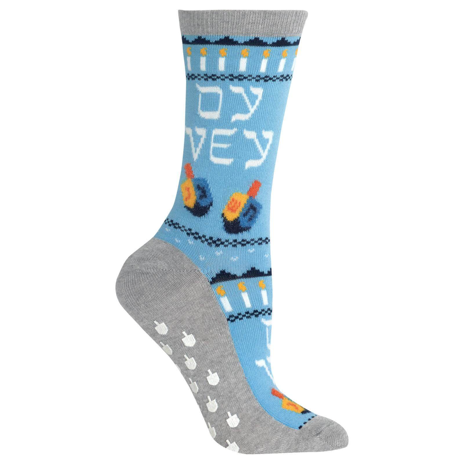 Women's Oy Vey Non Skid Crew Socks、mySite、topwebapps