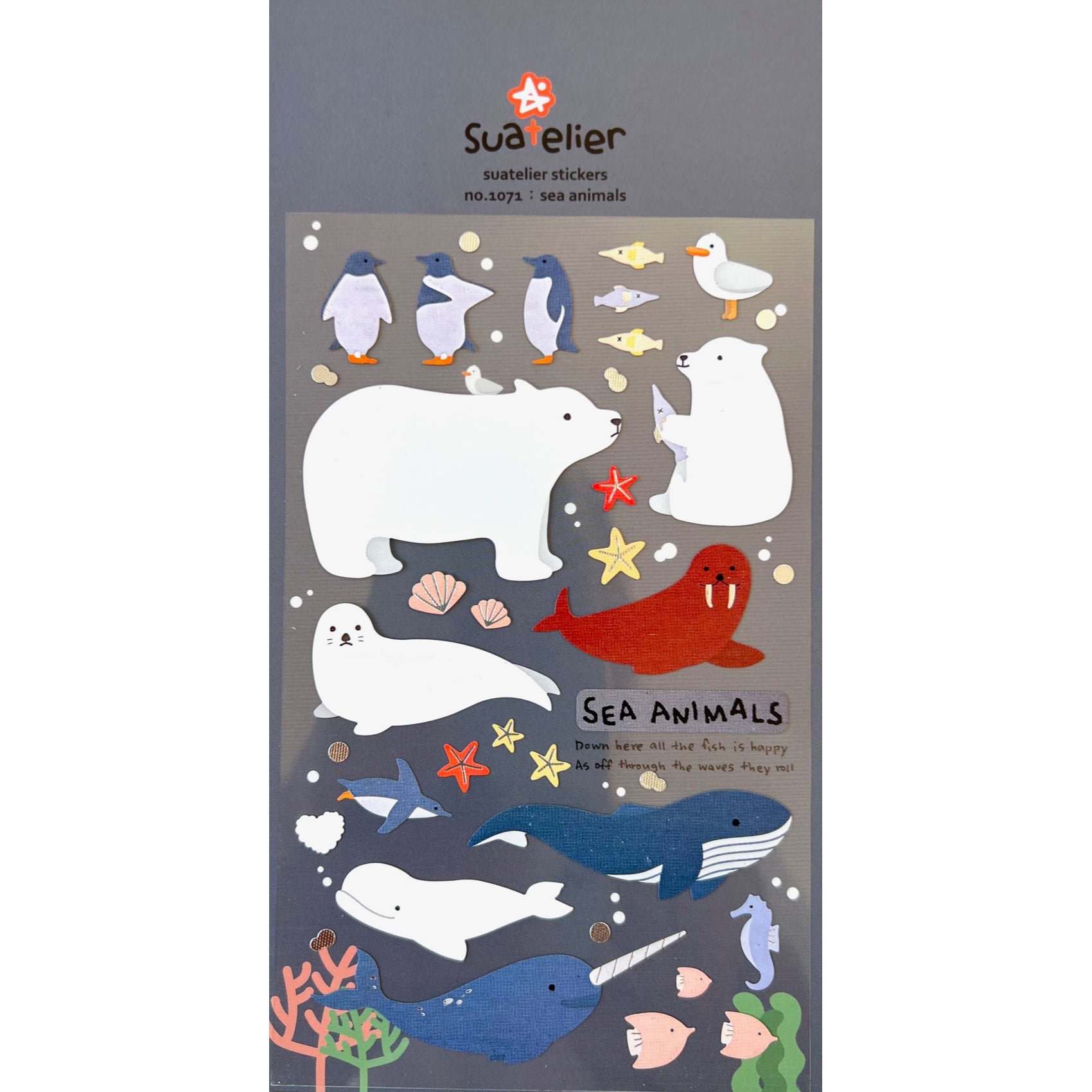  Sea Animal Stickers、mySite、ghnorth