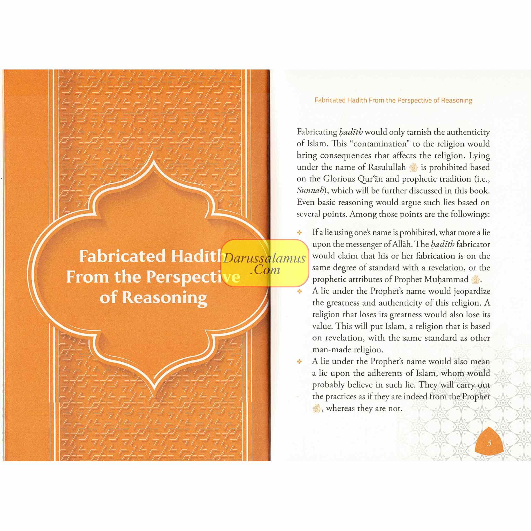 Negative Impact of Fabricated Hadith upon the Image of Islam、mySite、topwebapps