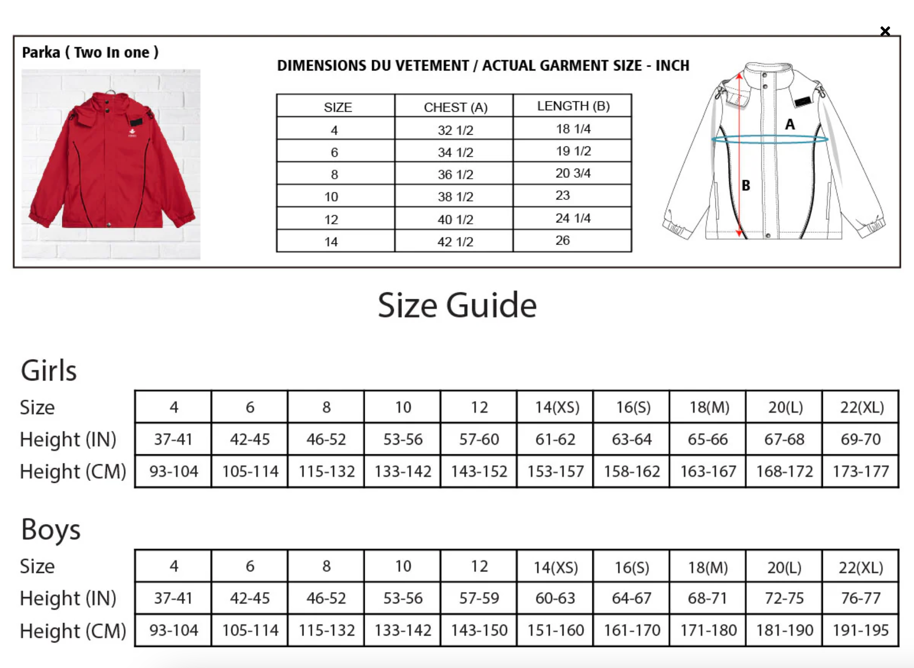 CDNIS Parka (Two In One)、mySite、g9winljtr