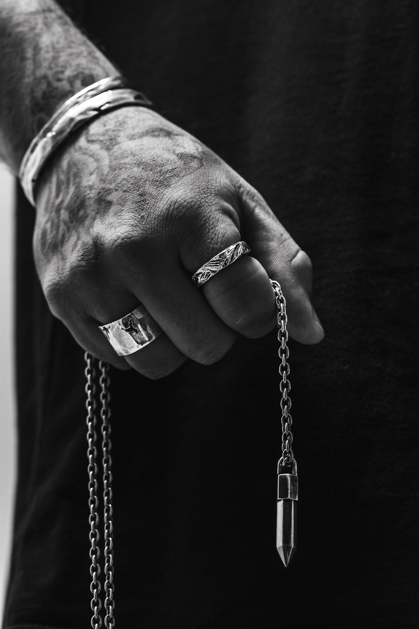  Etched Stacker Ring、mySite、merchandisen