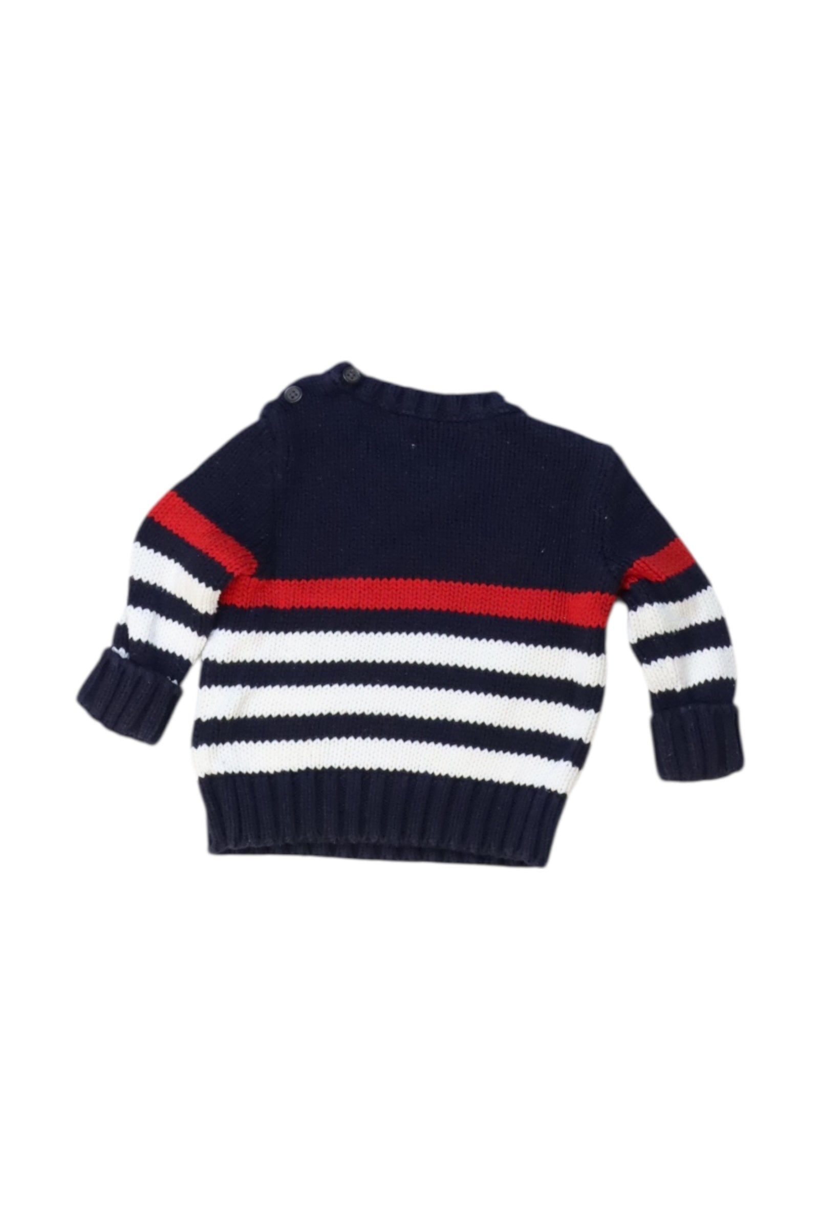 Ralph Lauren Striped Knit Sweater 6-12M、mySite、g9winljtr