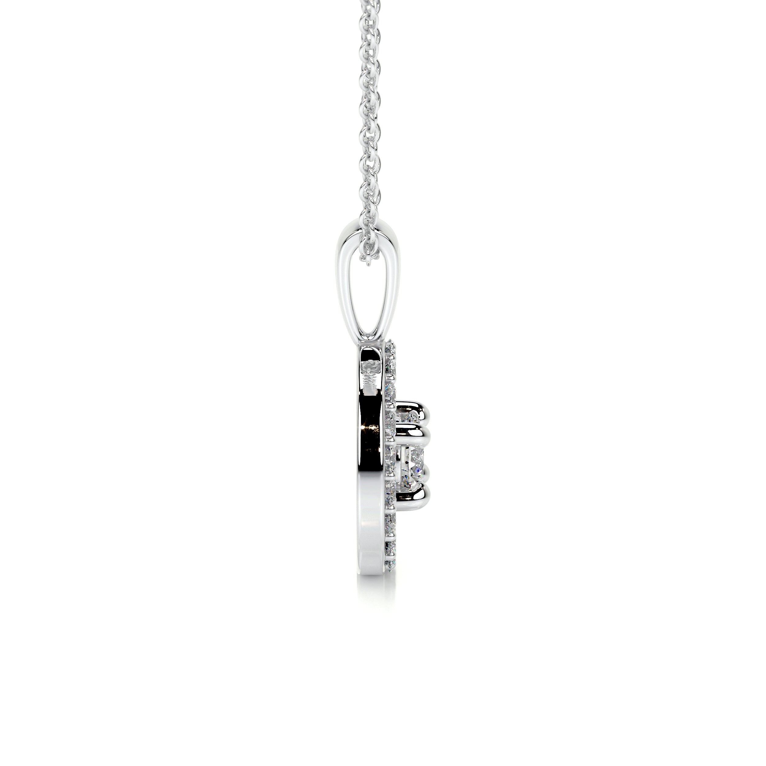 Aspen Diamond Pendant (0.6 Carat) -14K White Gold、mySite、hinf8tx79