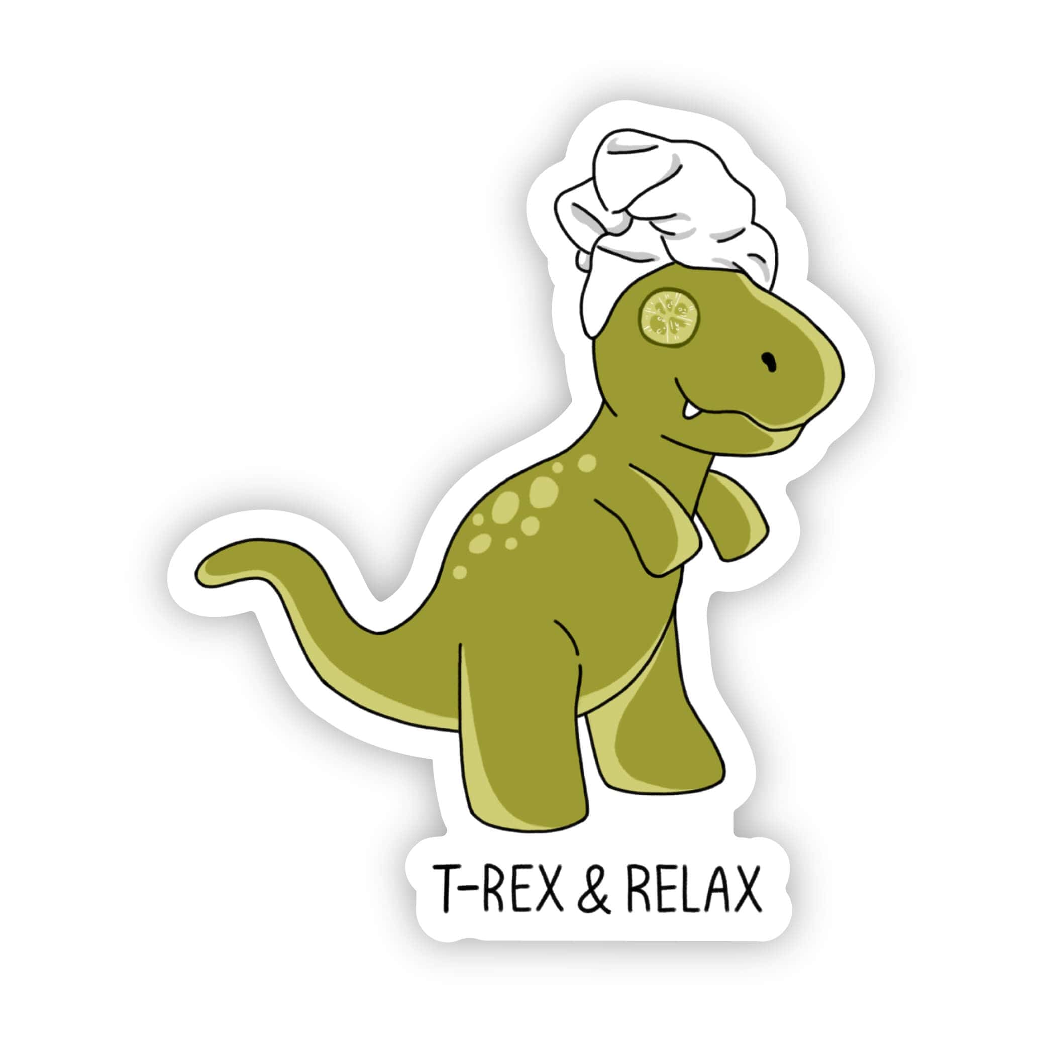  T-Rex and Relax Sticker、mySite、ghnorth
