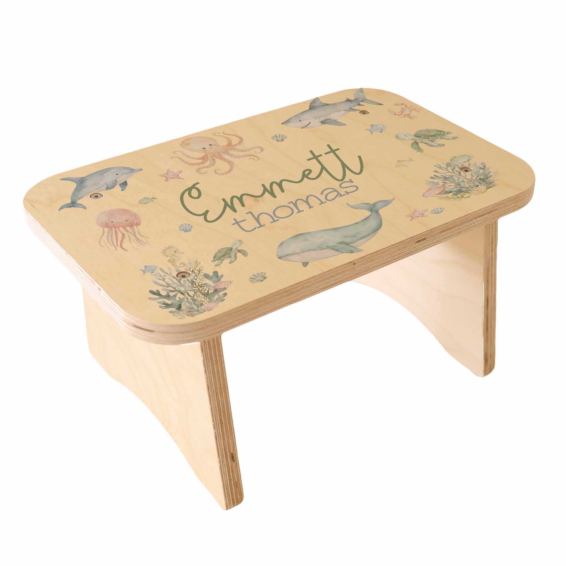  Kids Personalized Step Stool | Sea Cuties、mySite、layawaytickets