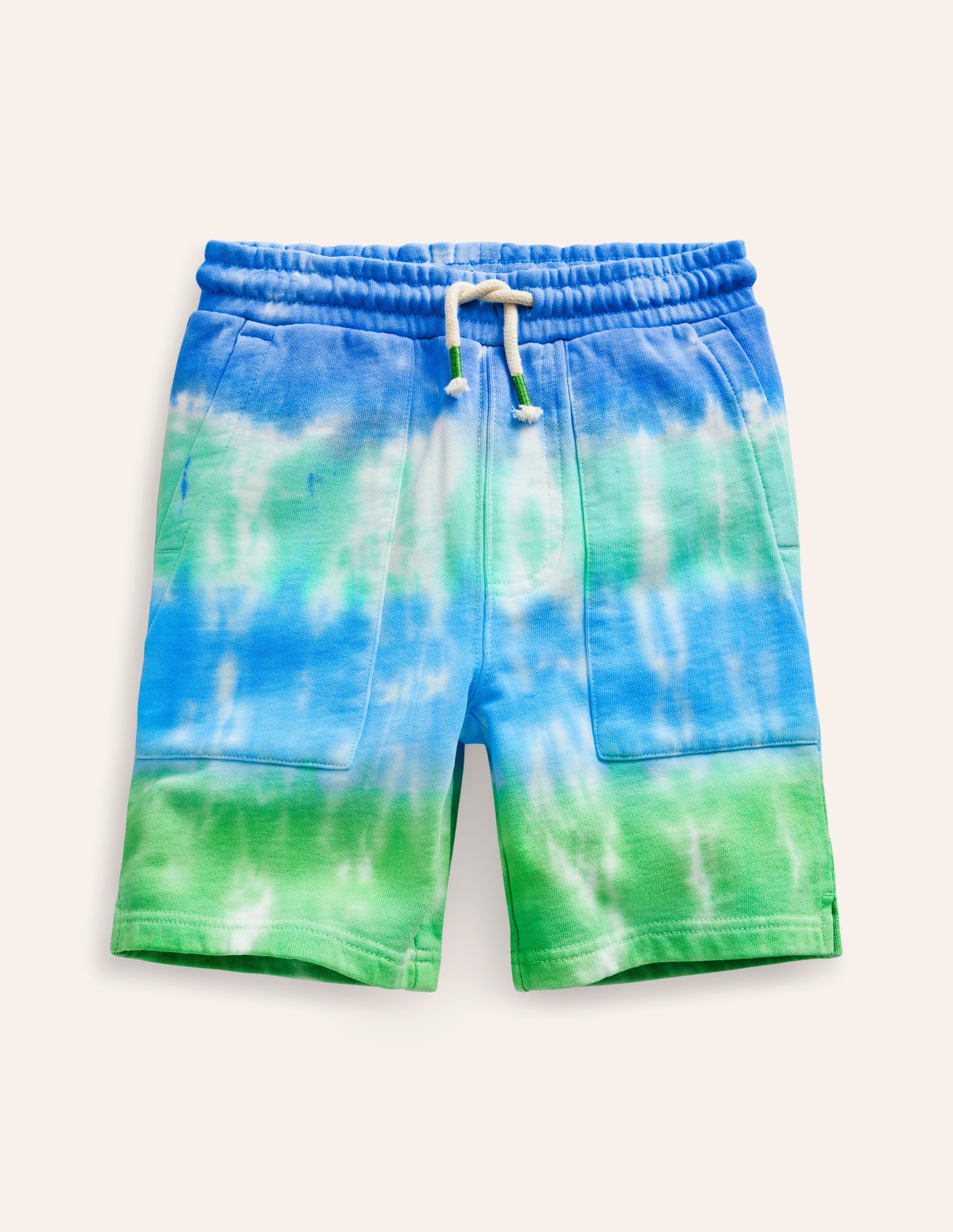  Printed Sweatshorts-Blue Tie Dye、mySite、ashleygrahame