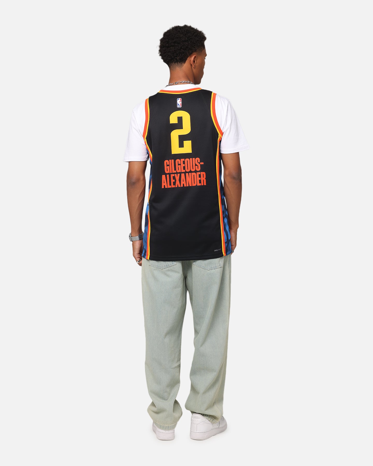Nike Shai Gilgeous-Alexander Oklahoma City Thunder #2 City Edition 2024/25 Nike Dri-Fit NBA Swingman Jersey Black、mySite、zt4zffjzw