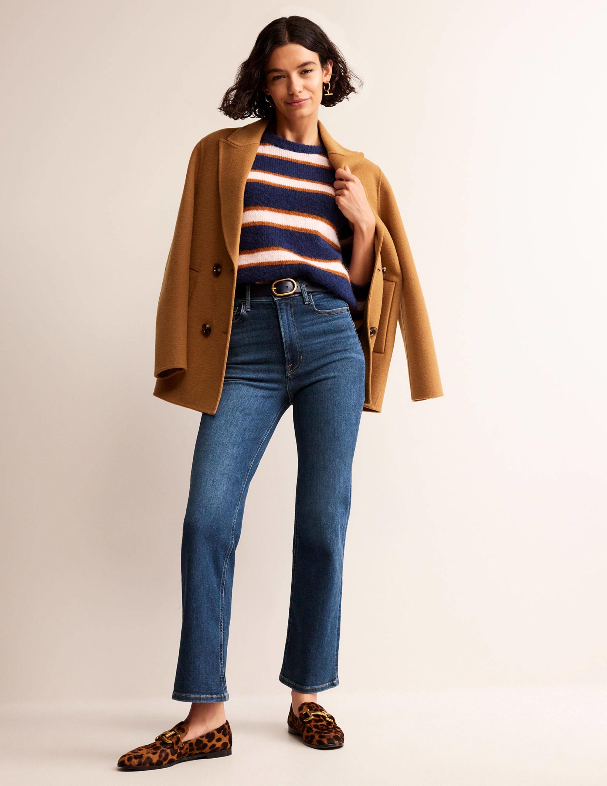  High Rise True Straight Jeans-Indigo、mySite、ashleygrahame