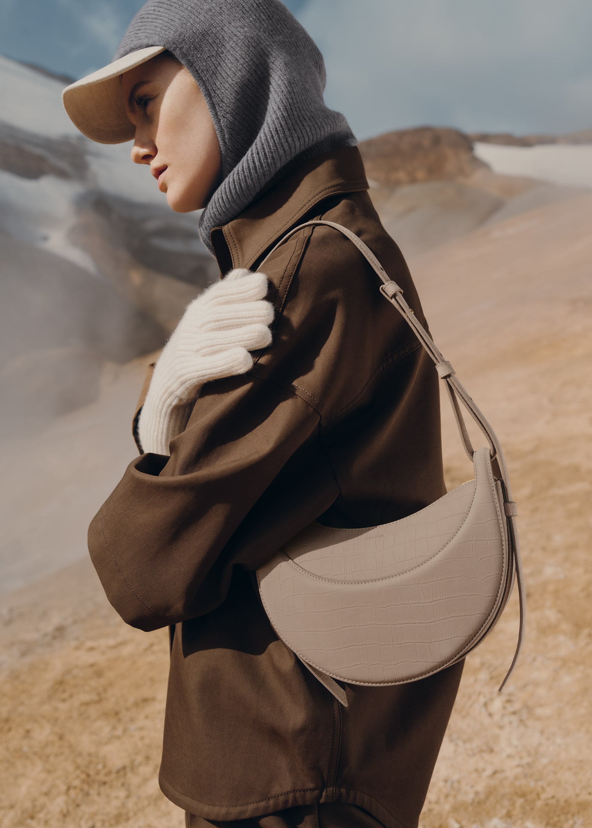 Num茅ro Dix - Taupe Nubuck Crocodile、mySite、camillekostekn