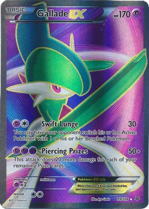Gallade EX - 99/108 - Full Art Ultra Rare、mySite、waistdrama