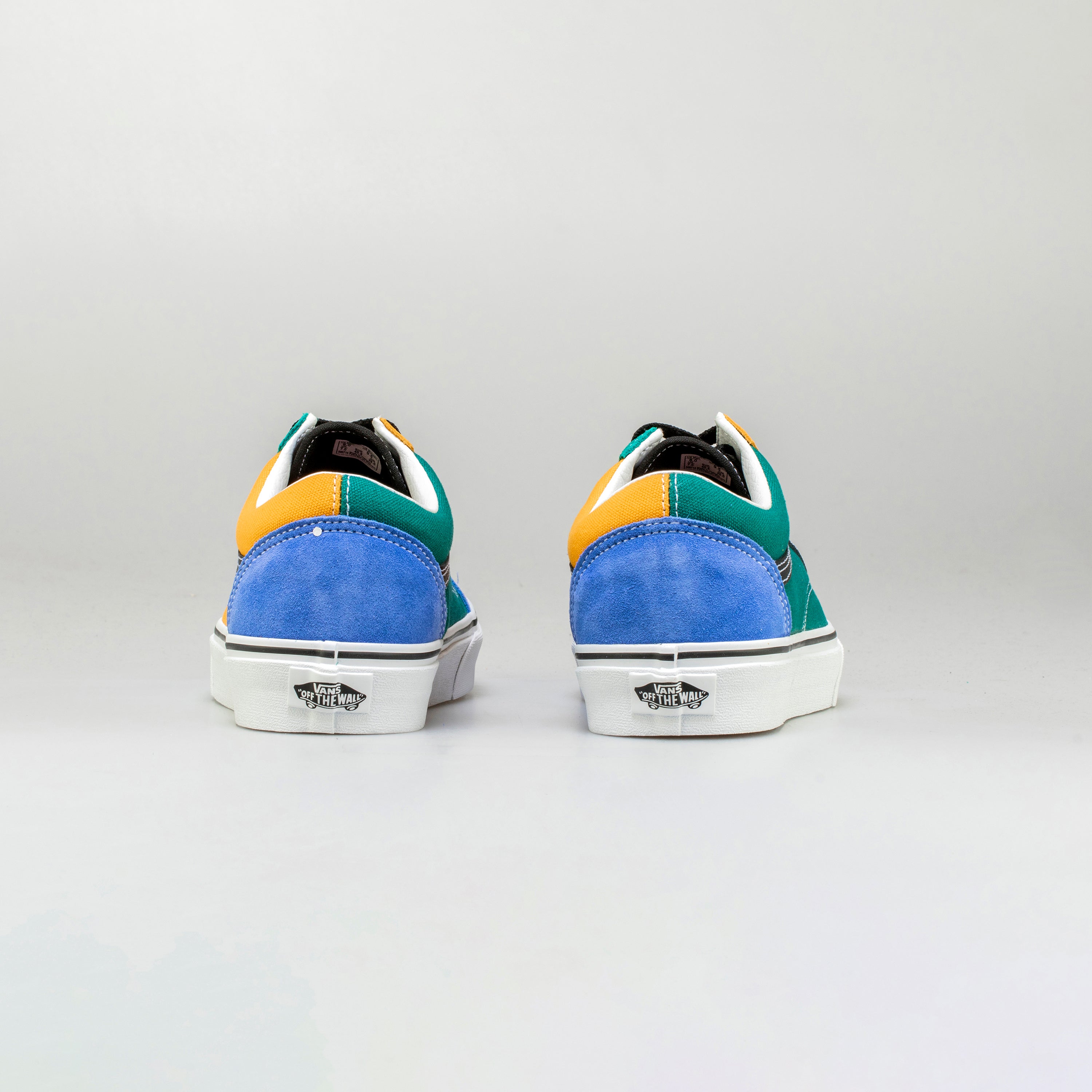 Mix & Match Old Skool Mens Lifestyle Shoe - Yellow/Blue/Green、mySite、dreamappss