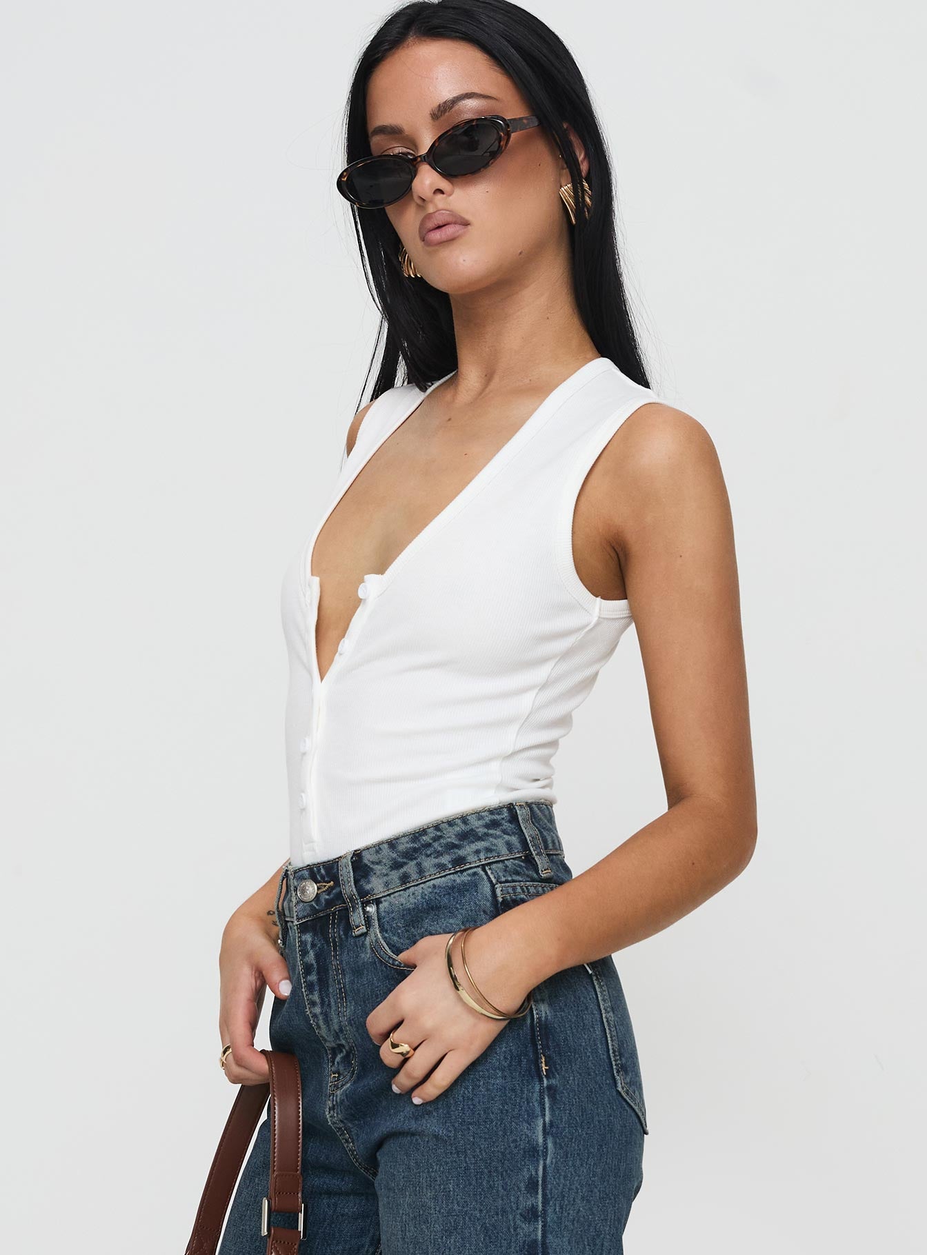 Avahlee Bodysuit White、mySite、solidvoid