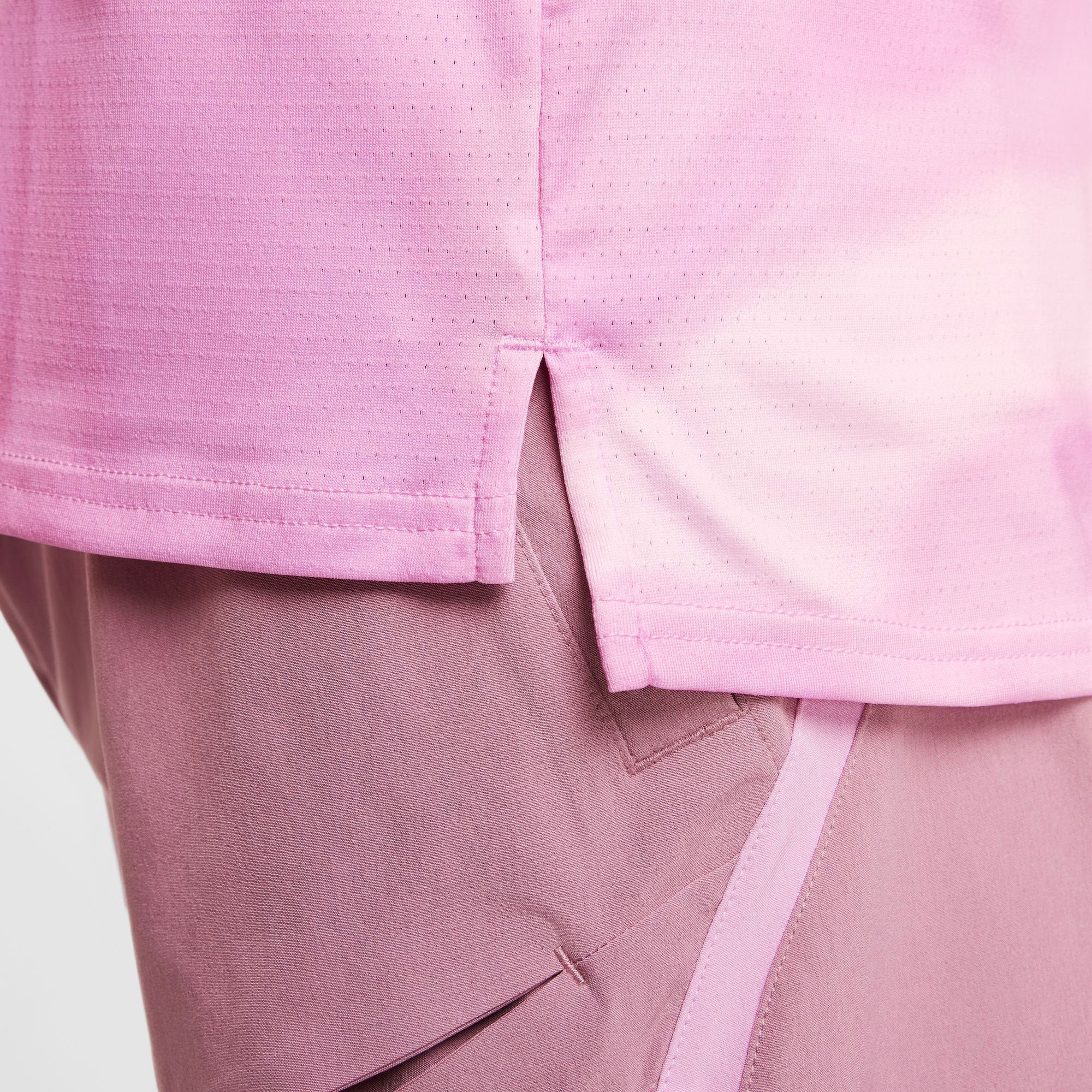 NikeCourt Advantage Men's Dri-FIT Printed Tennis Shirt、mySite、neckold