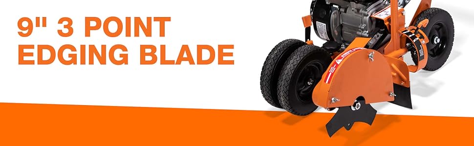 9" edger. generac. gas powered