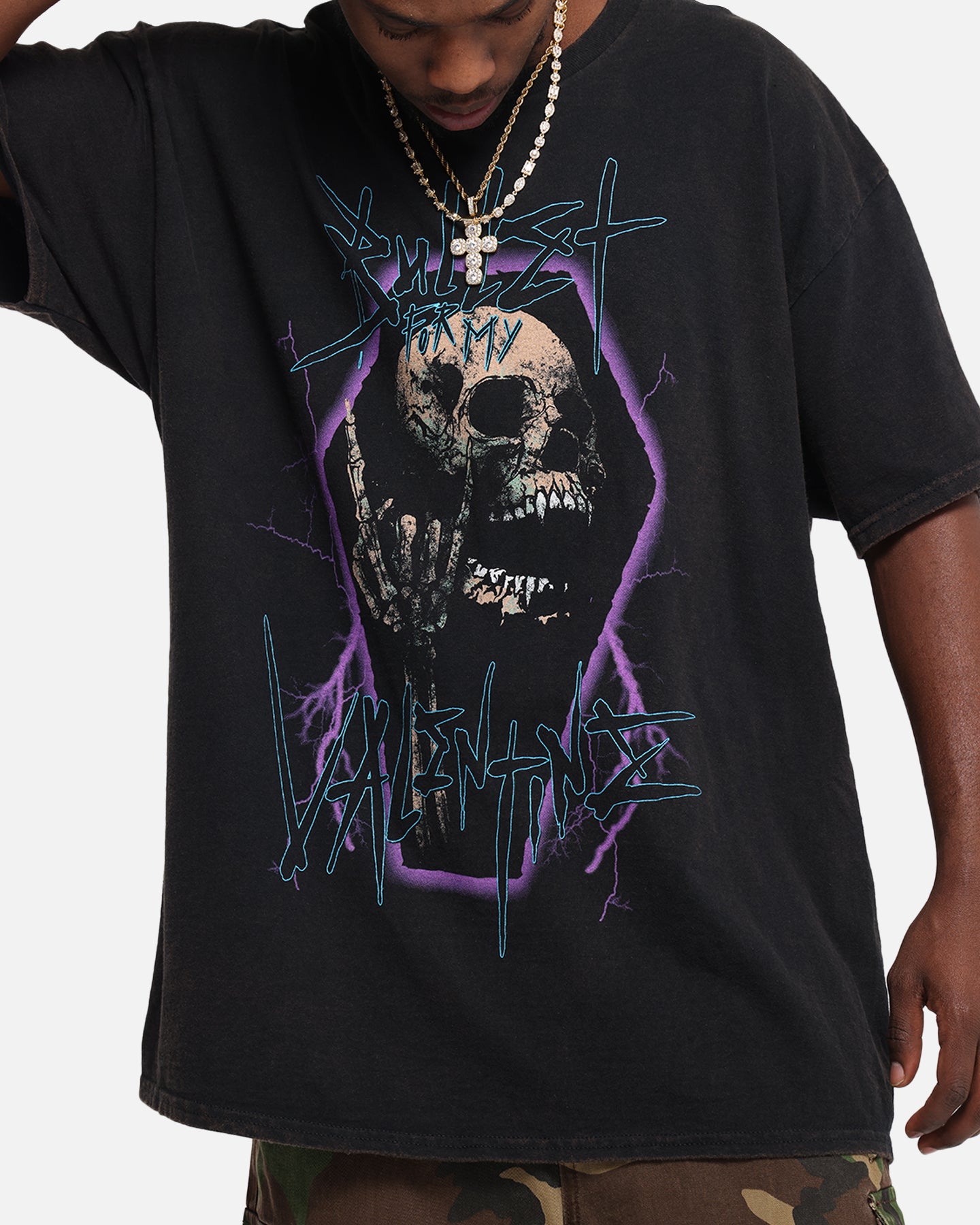 Bullet For My Valentine Metal Skull T-Shirt Black Vintage、mySite、zt4zffjzw