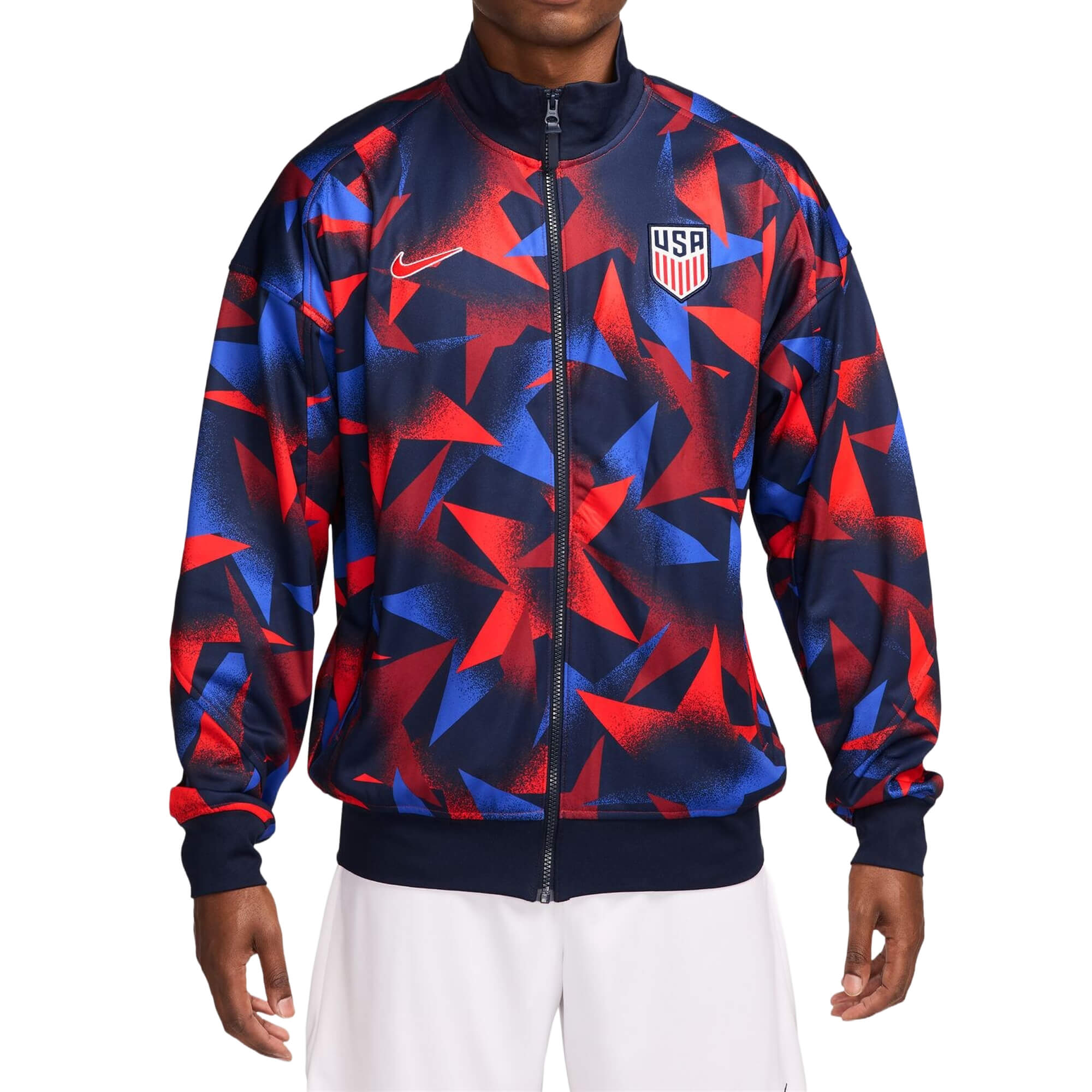 Nike Men's USA Academy Pro Dri-FIT Anthem Jacket Navy/Red、mySite、bottomscart