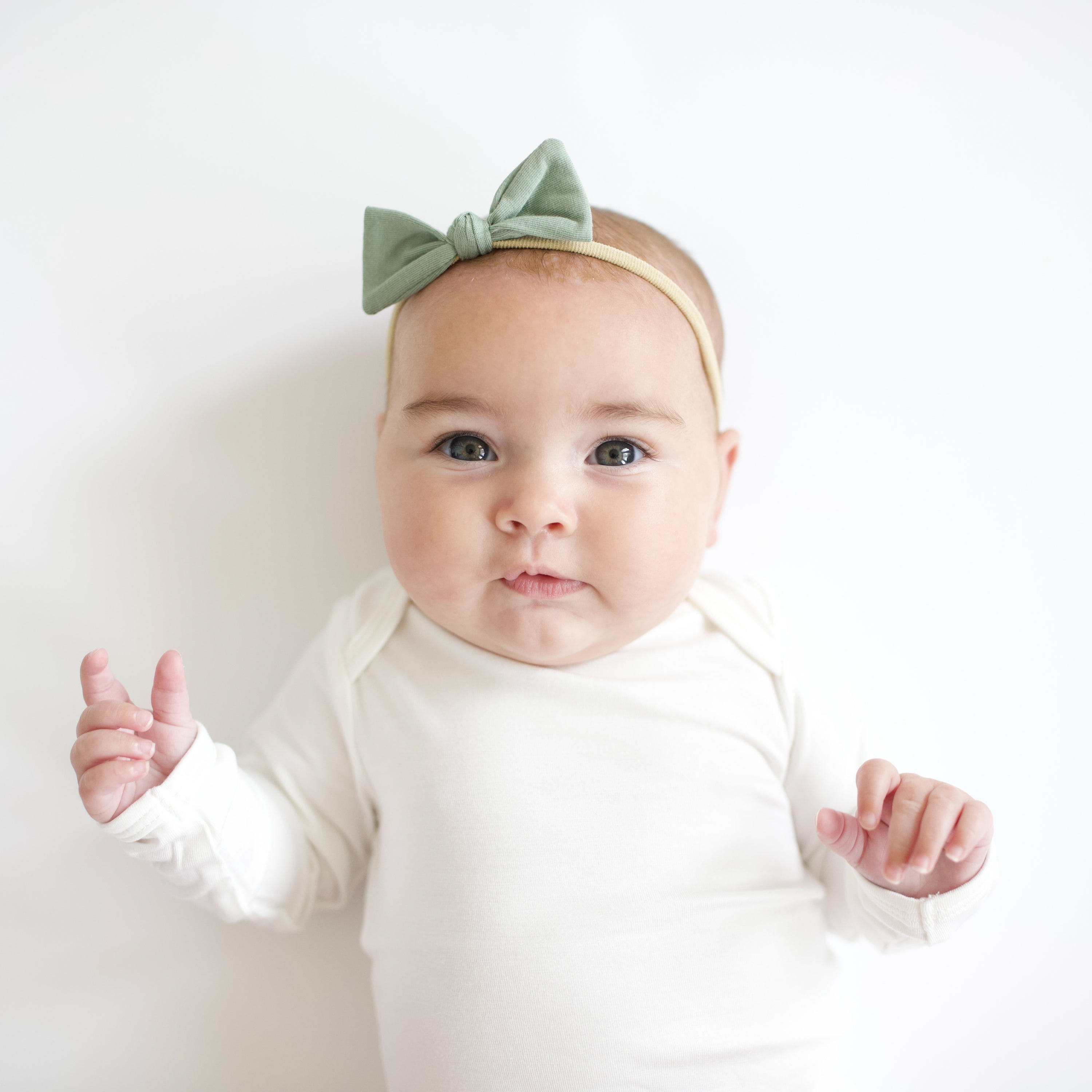  Tiny Nylon Bow in Thyme、mySite、layawaytickets