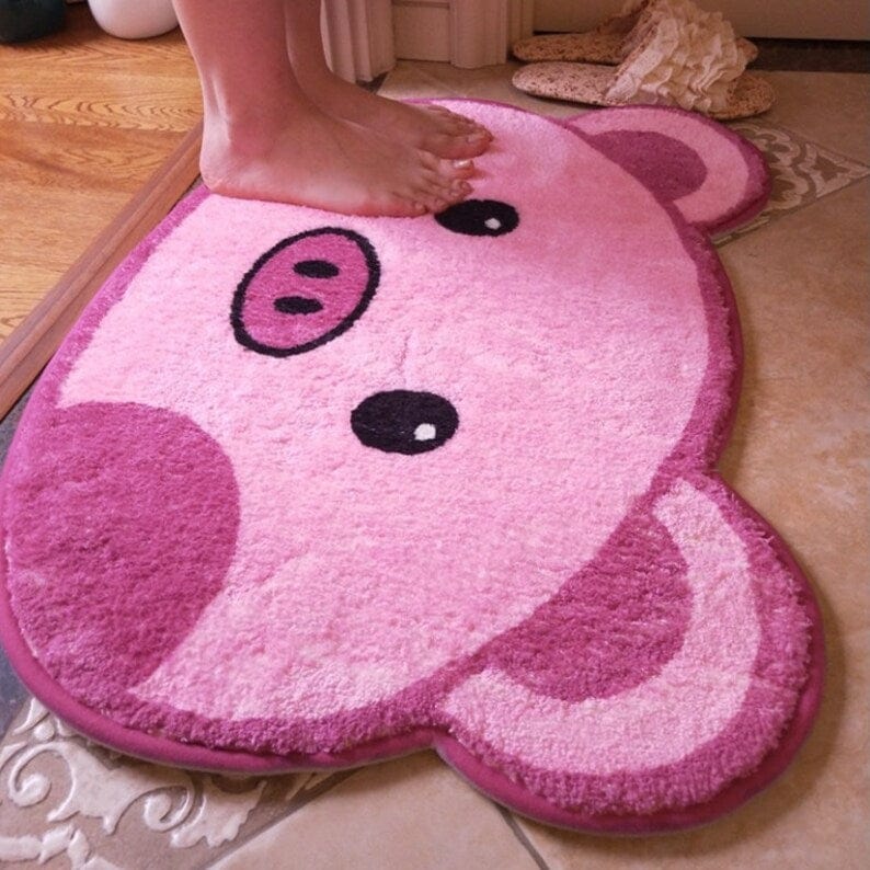 Pig Bathmat and door Mats、mySite、g9winljtr