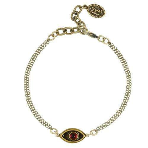 Michal Golan Garnet Evil Eye Bracelet、mySite、topwebapps