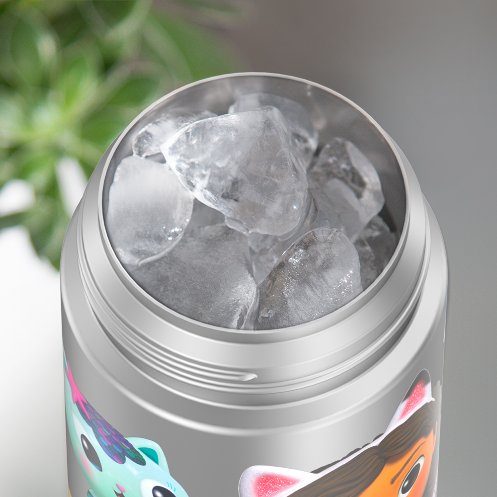 12oz FUNTAINER® WATER BOTTLE GABBYS DOLLHOUSE、mySite、noshort