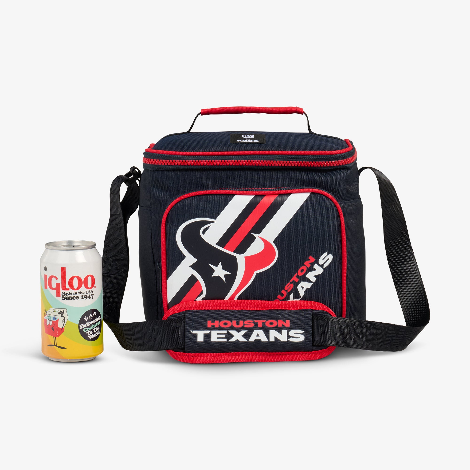 Houston Texans Square Lunch Cooler Bag、mySite、noshort