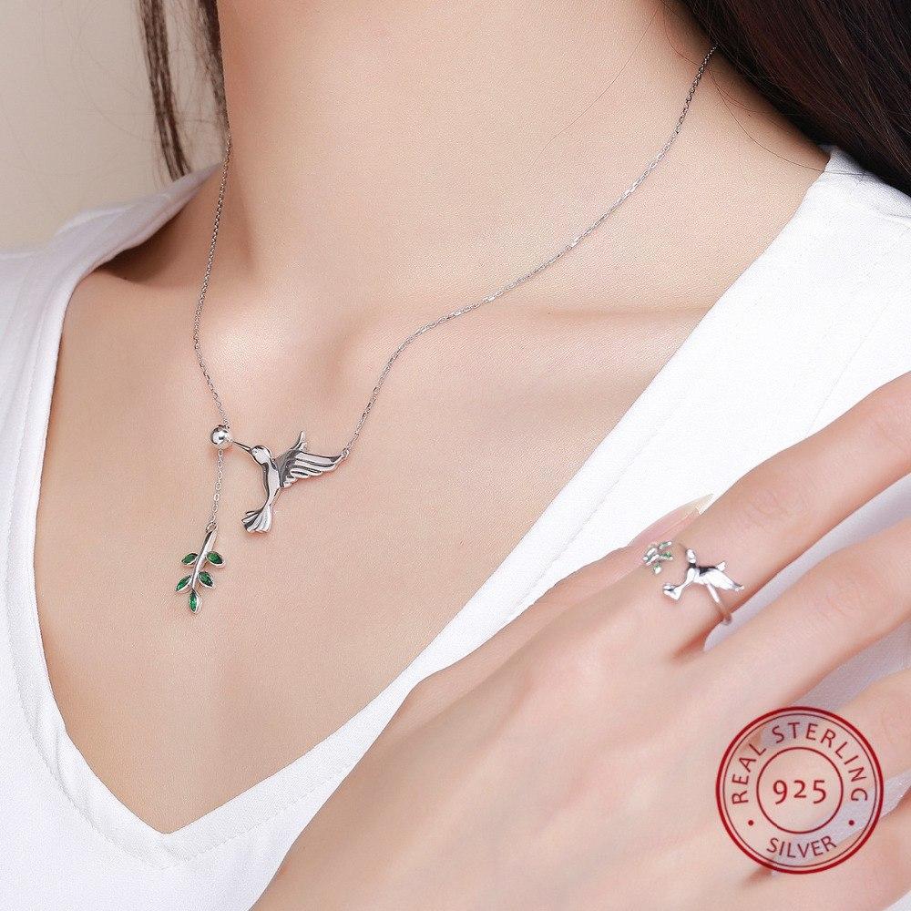 Sterling Silver Hummingbird Jewelry: Necklace, Earrings, Ring or SET!、mySite、g9winljtr