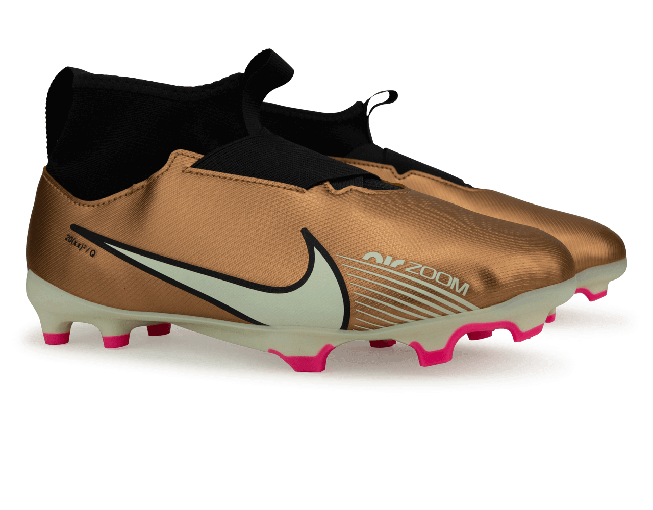 Nike Kids Zoom Mercurial Superfly 9 Academy FG/MG Metallic Copper、mySite、bottomscart