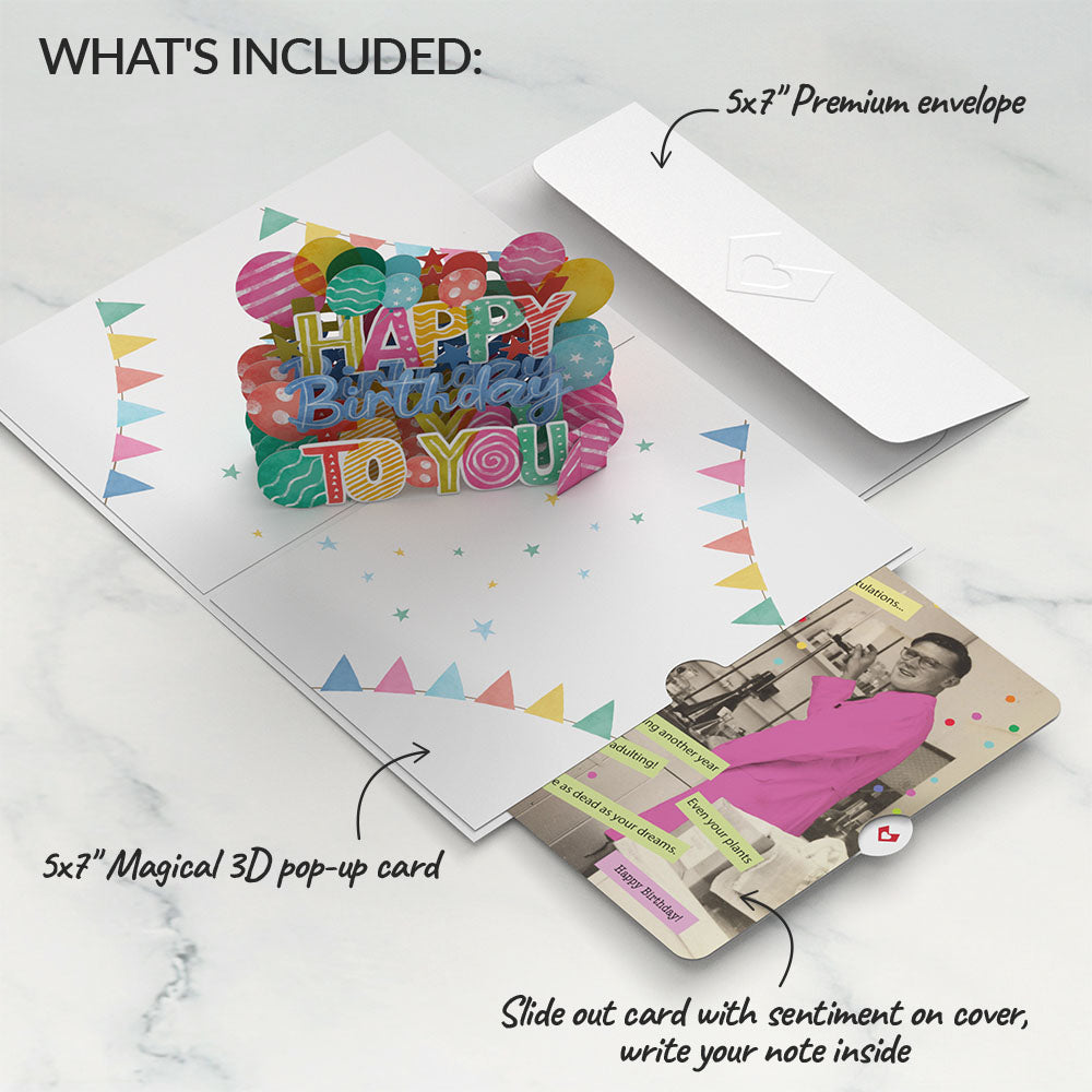 Let's Celebrate Birthday Pop-Up Card and Sentiment Set、mySite、solidvoid