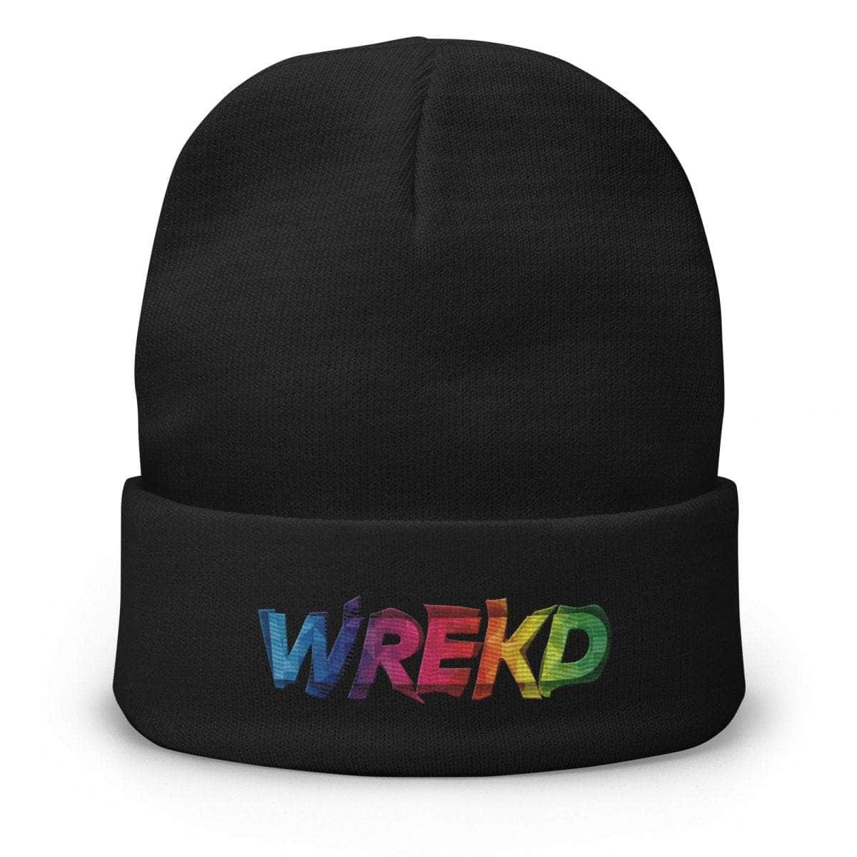  WREKD Colorful Embroidered Beanie、mySite、merchandisen