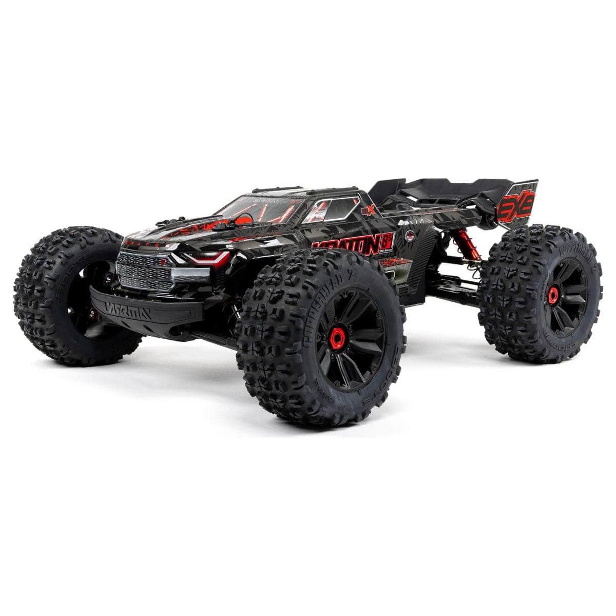  ARA5808V2, Arrma Kraton 8S BLX EXB Brushless RTR 1/5 4WD Monster Truck (Black) w/DX3 Radio, Smart ESC & AVC、mySite、merchandisen