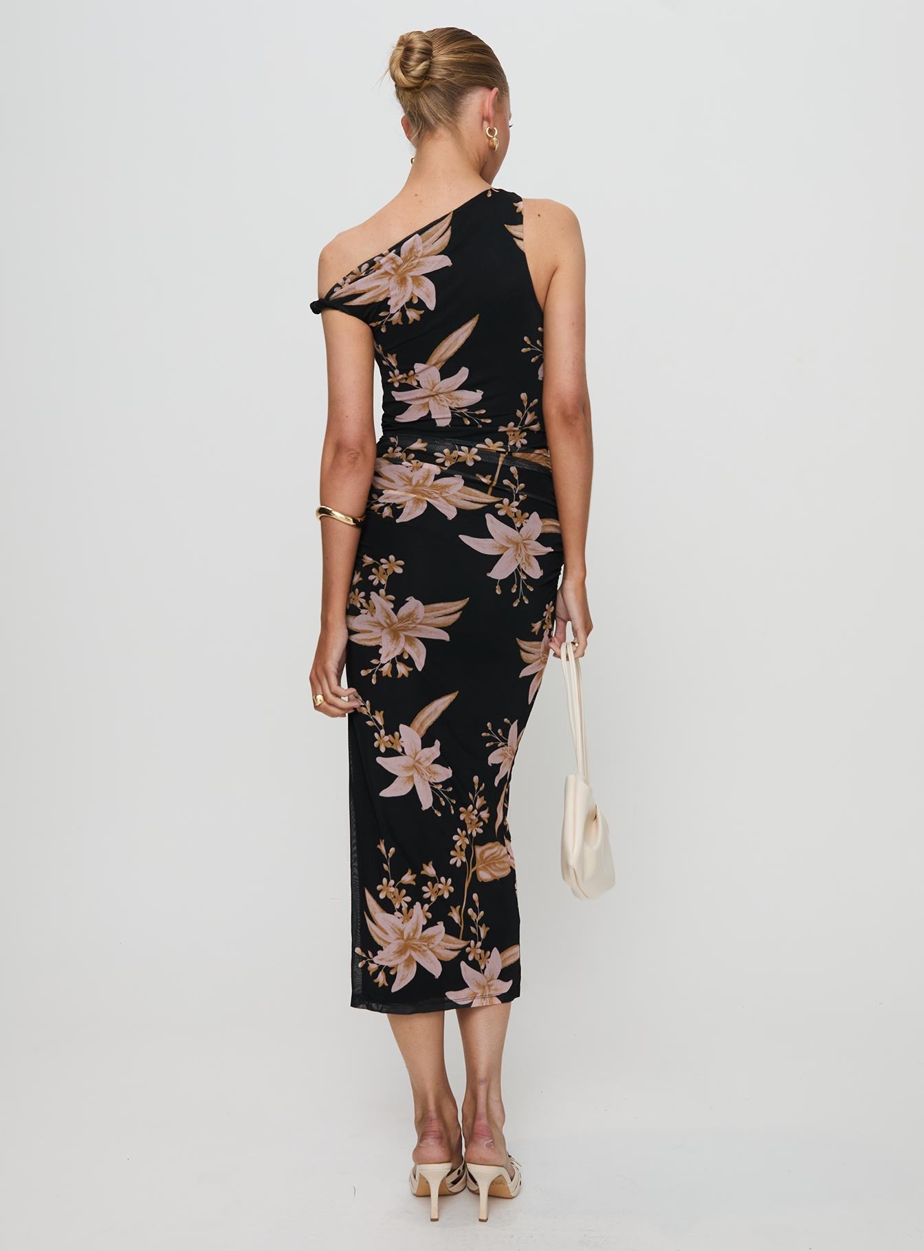 Goldrush Maxi Dress Black Floral、mySite、solidvoid