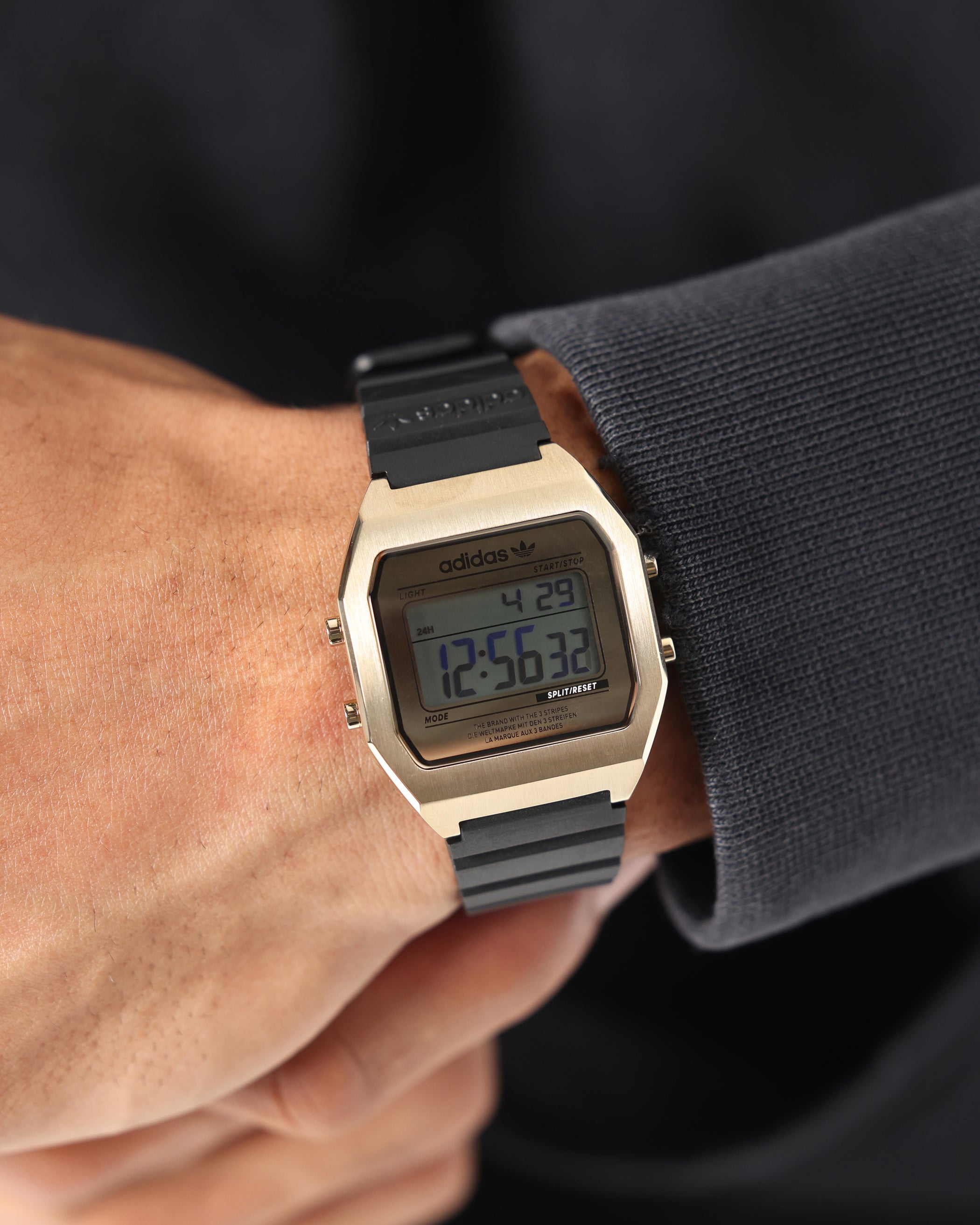 Adidas Digital Two Watch Black/Gold、mySite、zt4zffjzw