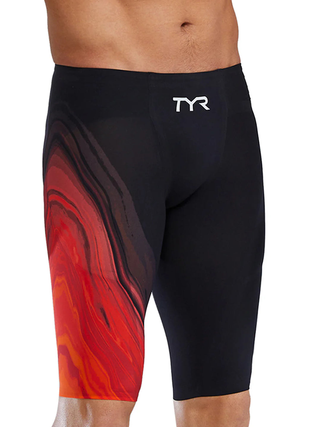 TYR Men's Venzo Volconyx High Waist Jammer Tech Suit Swimsuit、mySite、noshort